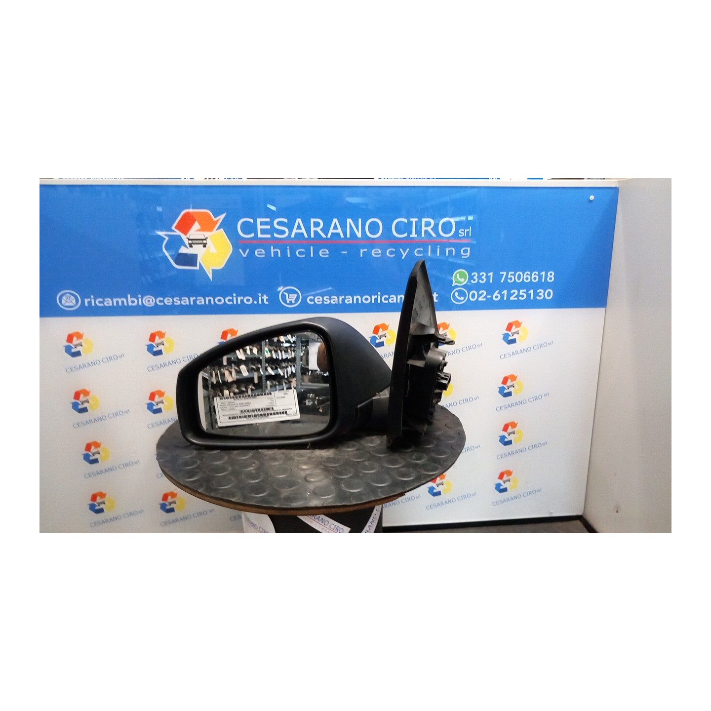 RETROVISORE EST. REGOLAZ. ELETTR. RETROVISORI ESTERNI 02 SX. 021 RENAULT MEGANE 3A SERIE (10/08-) F9QN8 963020180R