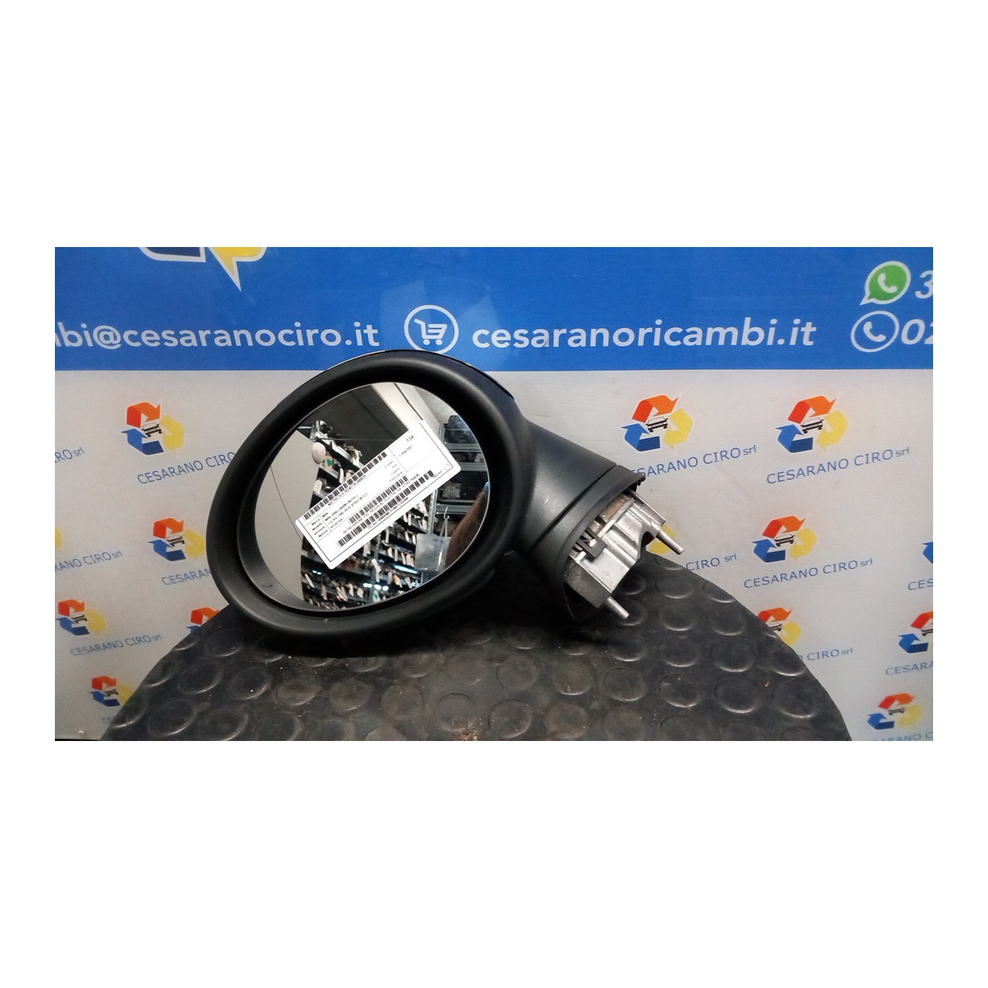 RETROVISORE EST. REGOLAZ. ELETTR. SX. 028 MINI MINI (R56) (08/06-08/10) N12B14A 51162755635