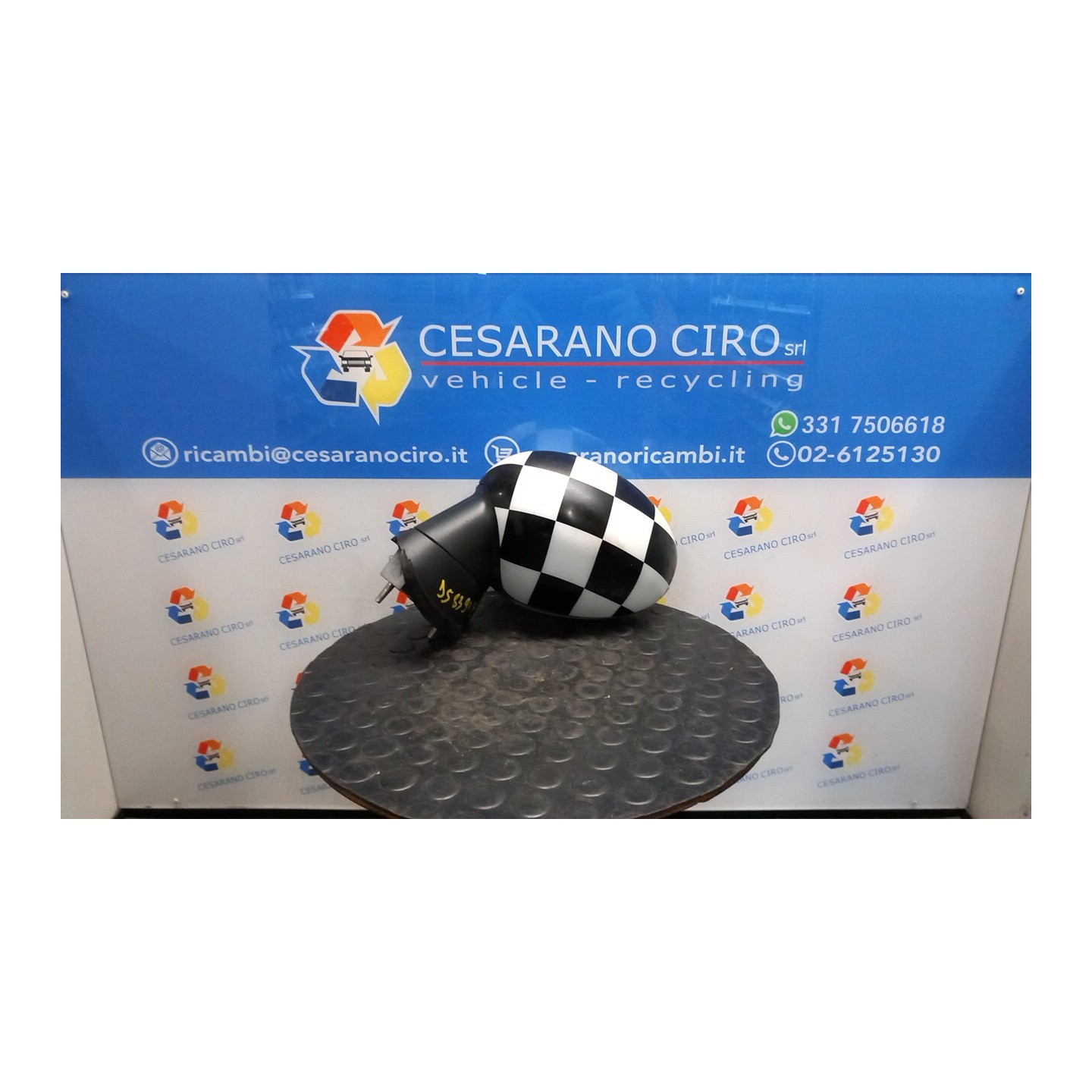 RETROVISORE EST. REGOLAZ. ELETTR. SX. 028 MINI MINI (R56) (08/06-08/10) N12B14A 51162755635