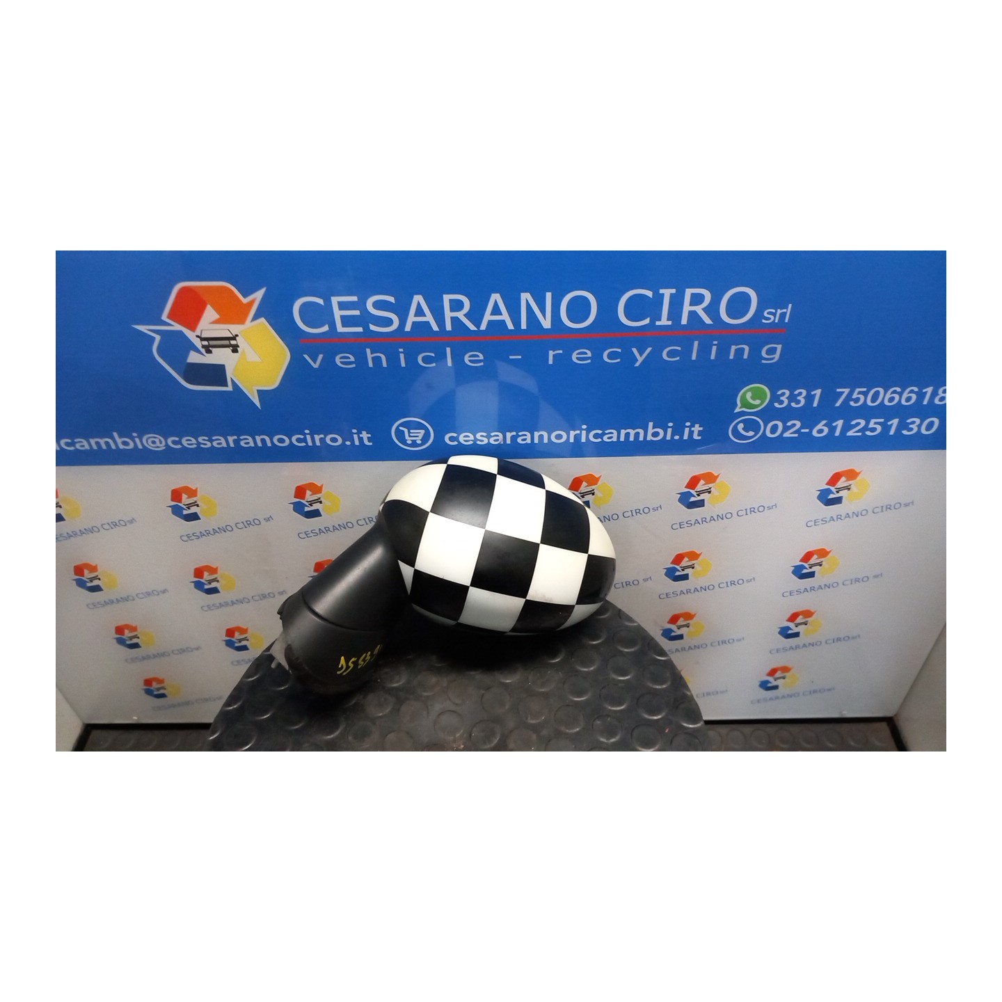 RETROVISORE EST. REGOLAZ. ELETTR. SX. 028 MINI MINI (R56) (08/06-08/10) N12B14A 51162755635