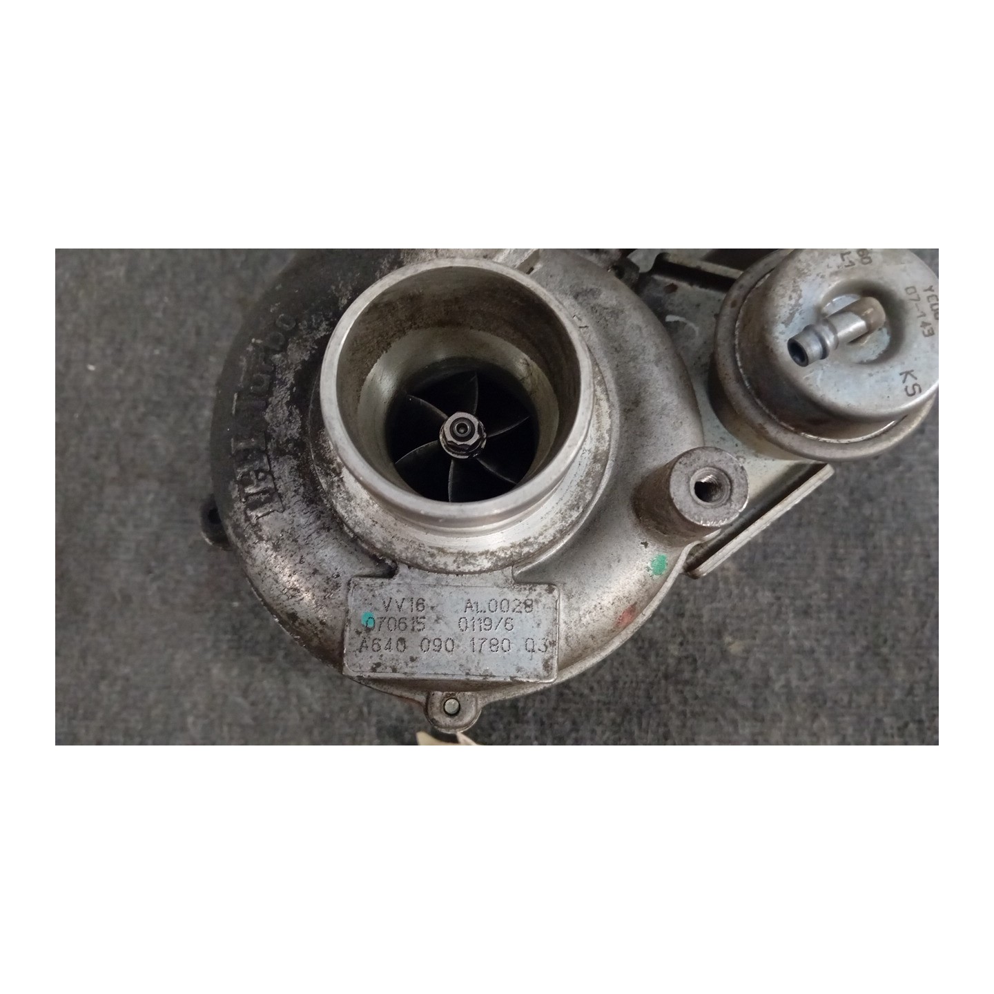 TURBOCOMPRESSORE 017 MERCEDES-BENZ CLASSE B (T245) (03/05-03/13)  A6400901780