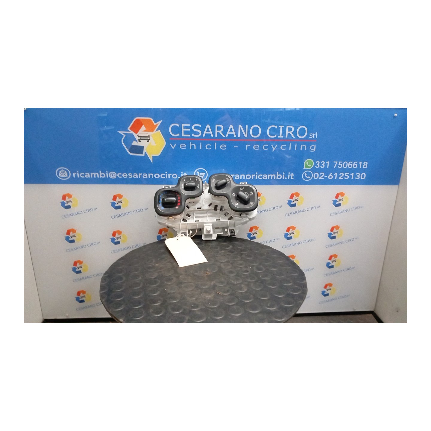 BLOCCO COMANDO CLIMATIZZAZIONE 069 FIAT PANDA VAN (33) (06/12-09/18) 312B2000 735575648