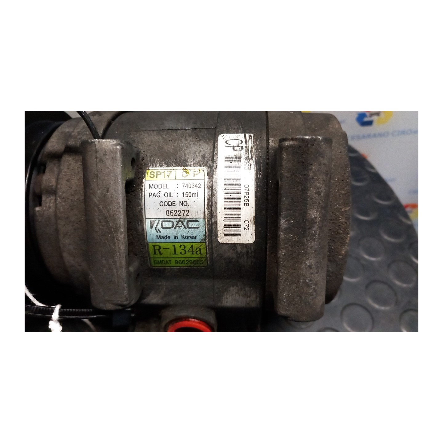 COMPRESSORE A/C 018 OPEL ANTARA (L07) (02/07-07/11) Z20S 93743410