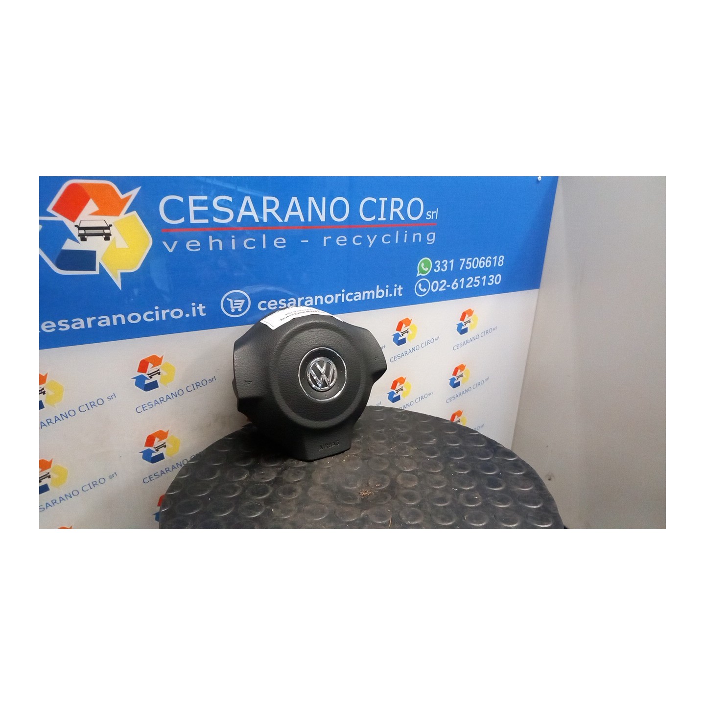 DISPOSITIVO AIRBAG LATO GUIDA 031 VOLKSWAGEN POLO (6R) (05/09-10/14) CGG 6R0880201D81U