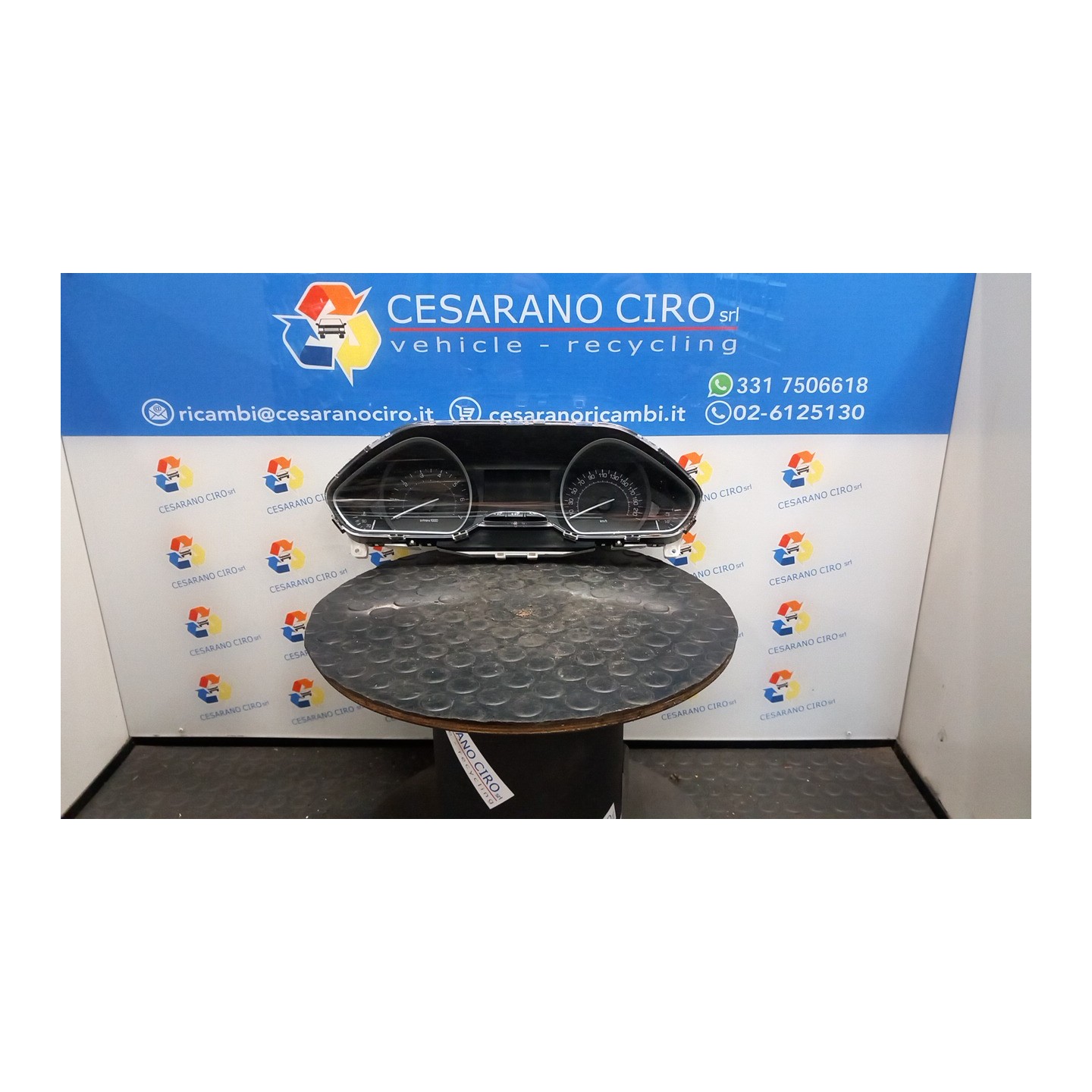 QUADRO STRUMENTI COMPL. C/MATRICE 061 PEUGEOT 208 (04/15-06/20) HM05 9822633180