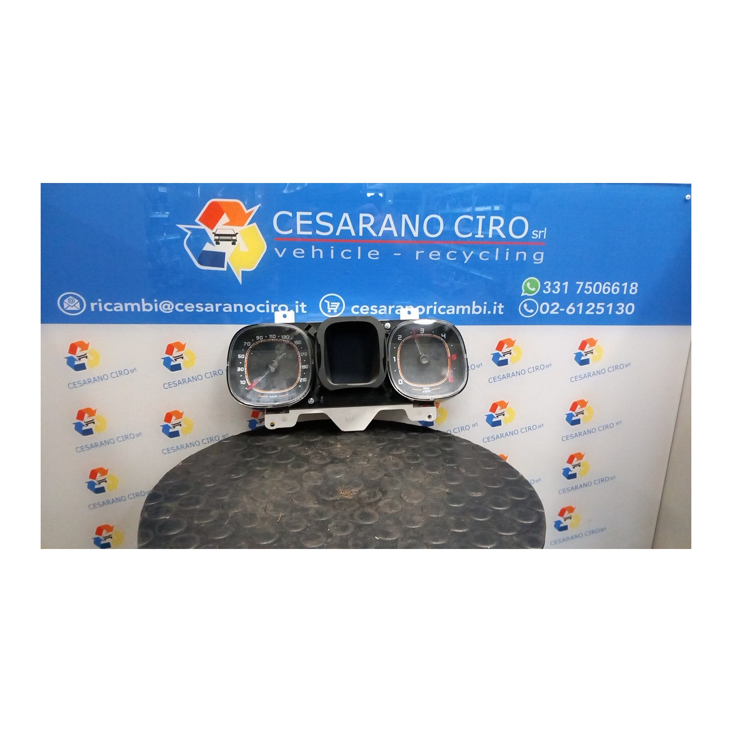 QUADRO STRUMENTI COMPL. 057 FIAT PANDA VAN (33) (06/12-09/18) 312B2000 51988489