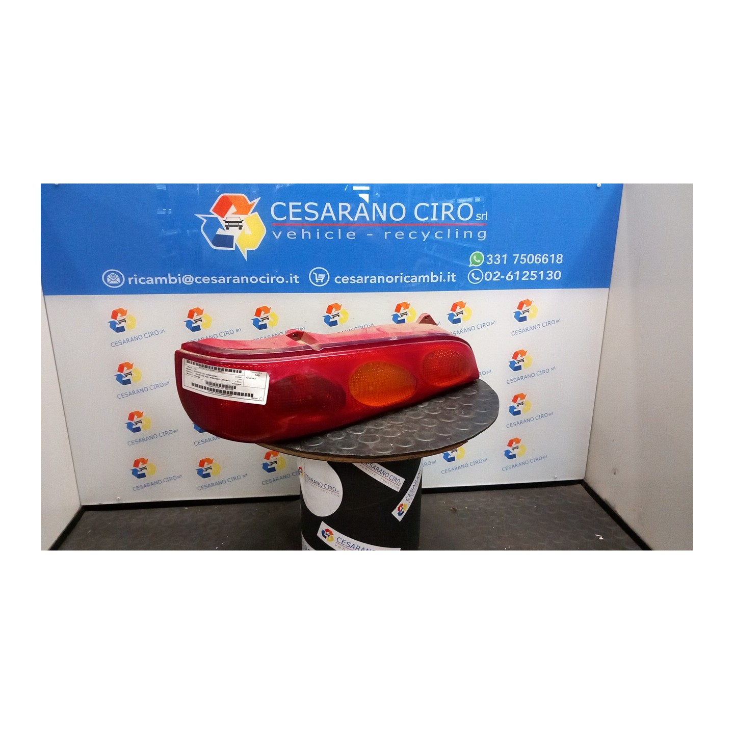 FANALE POST. SX. 031 FIAT SEICENTO (1E) (02/98-07/05) 187A1000 46511339