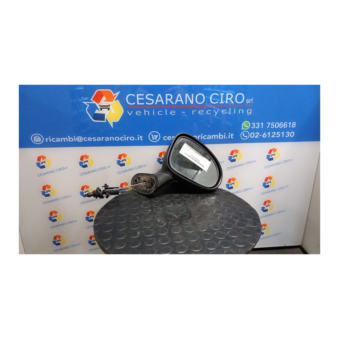 RETROVISORE EST. DX. 008 CHEVROLET (DAEWOO) MATIZ (M100) (12/00-02/06) F8CV 96380522