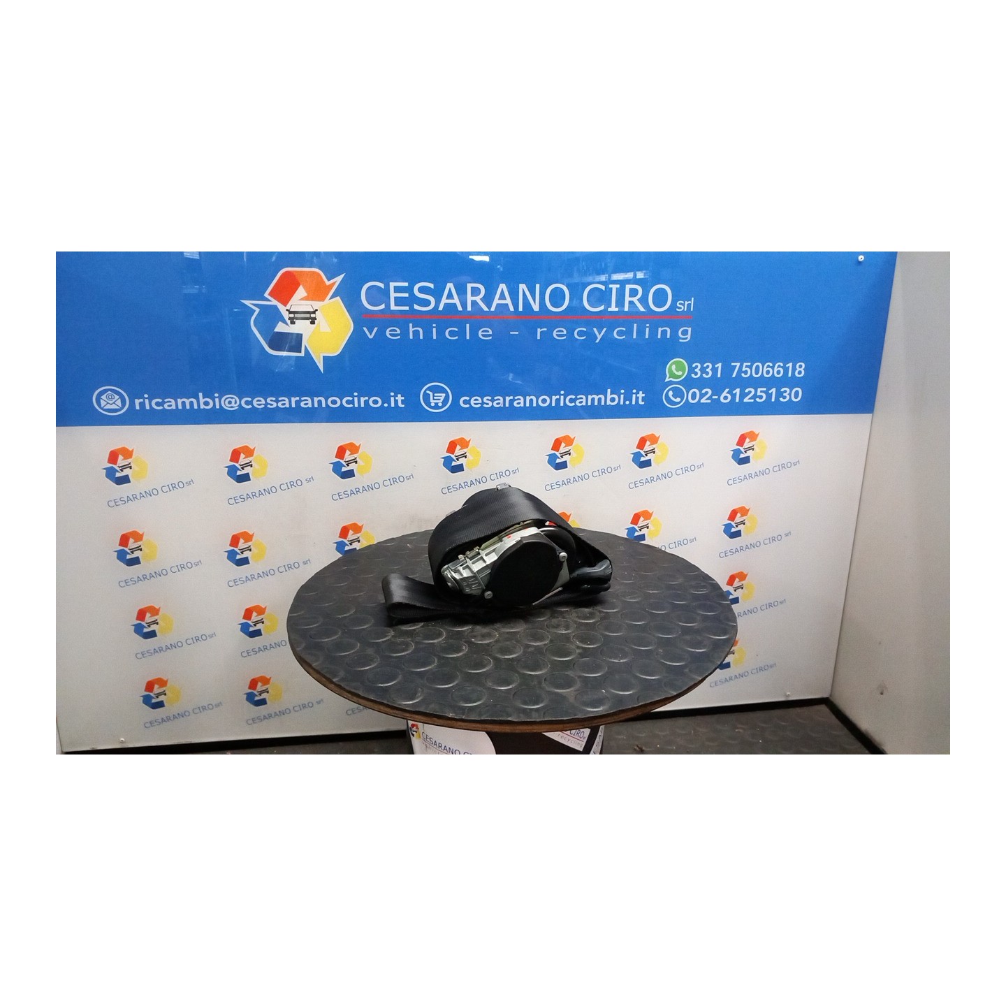CINTURA DI SICUREZZA ANT. SX. 033 PEUGEOT 1007 (04/05-06/10) 9HZ 8974V6