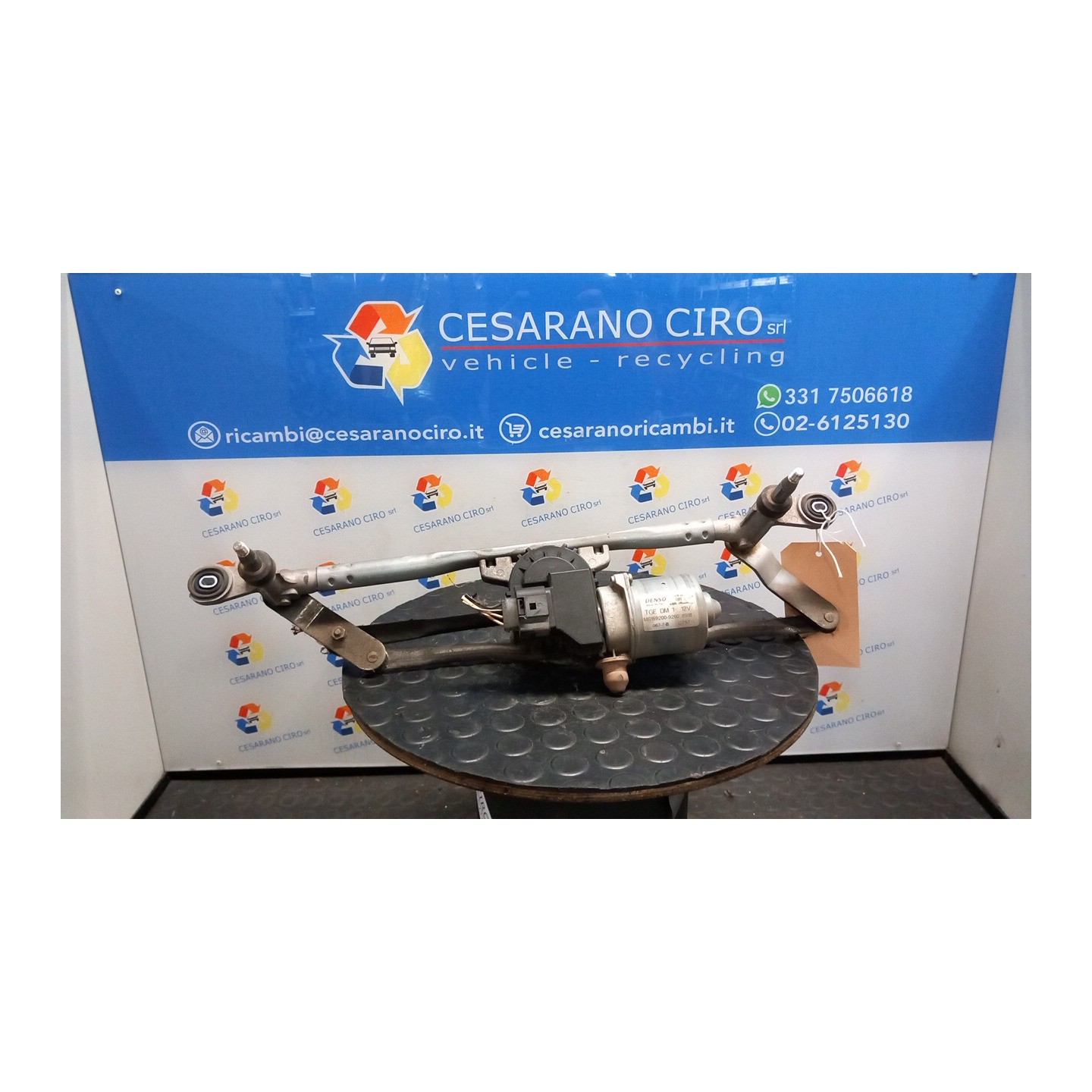 MECCANISMO TERGIPARABREZZA CON MOTORINO 043 FIAT PANDA VAN (33) (06/12-09/18) 312B2000 52024852