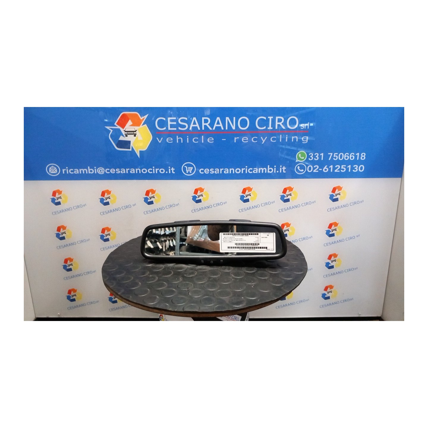 RETROVISORE INTERNO 064 CHRYSLER GRAND VOYAGER (03/08-) VM64C K04696545AB