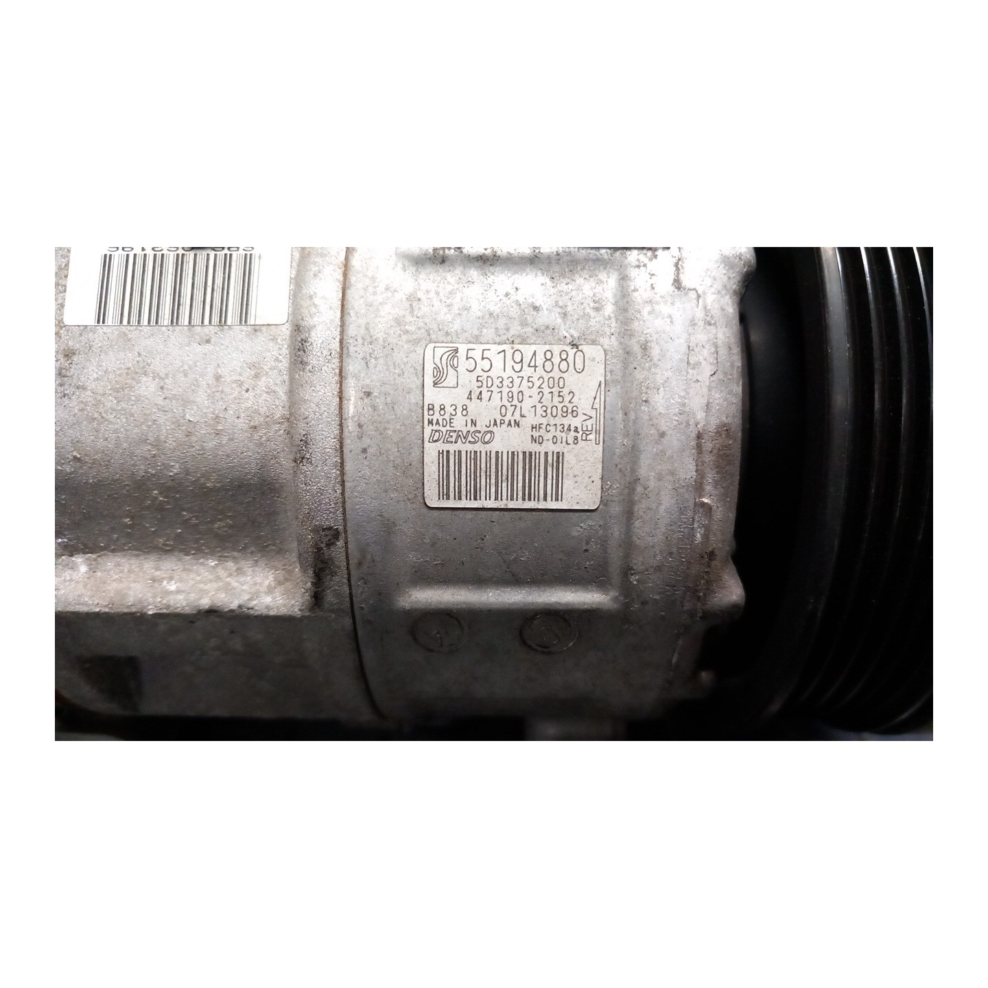 COMPRESSORE A/C 085 FIAT GRANDE PUNTO (4C) (05/08-01/11 350A1000 55194880