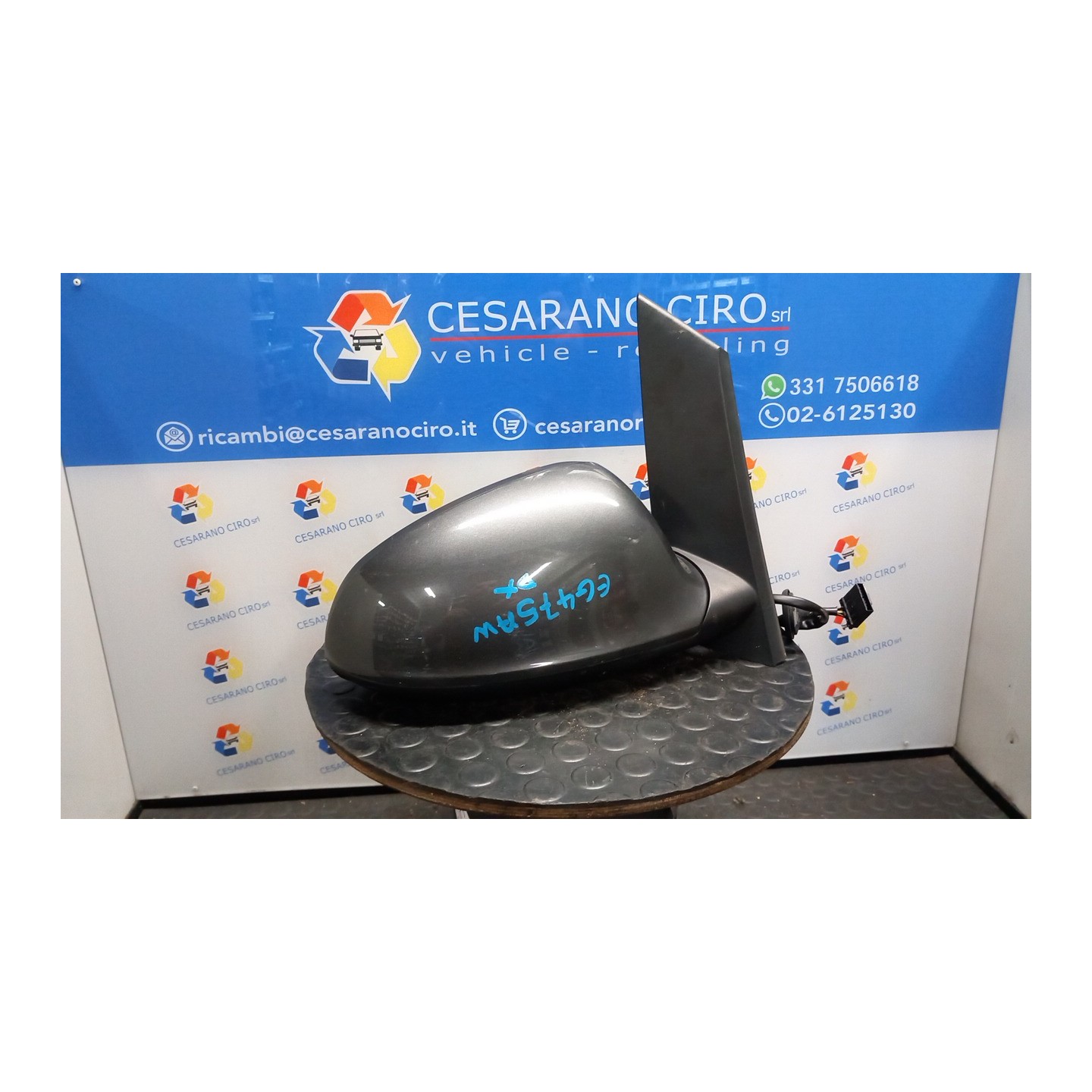 RETROVISORE EST. REGOLAZ. ELETTR. DX. 078 OPEL ASTRA (P10) (10/09-06/18) A17DTR 13308360