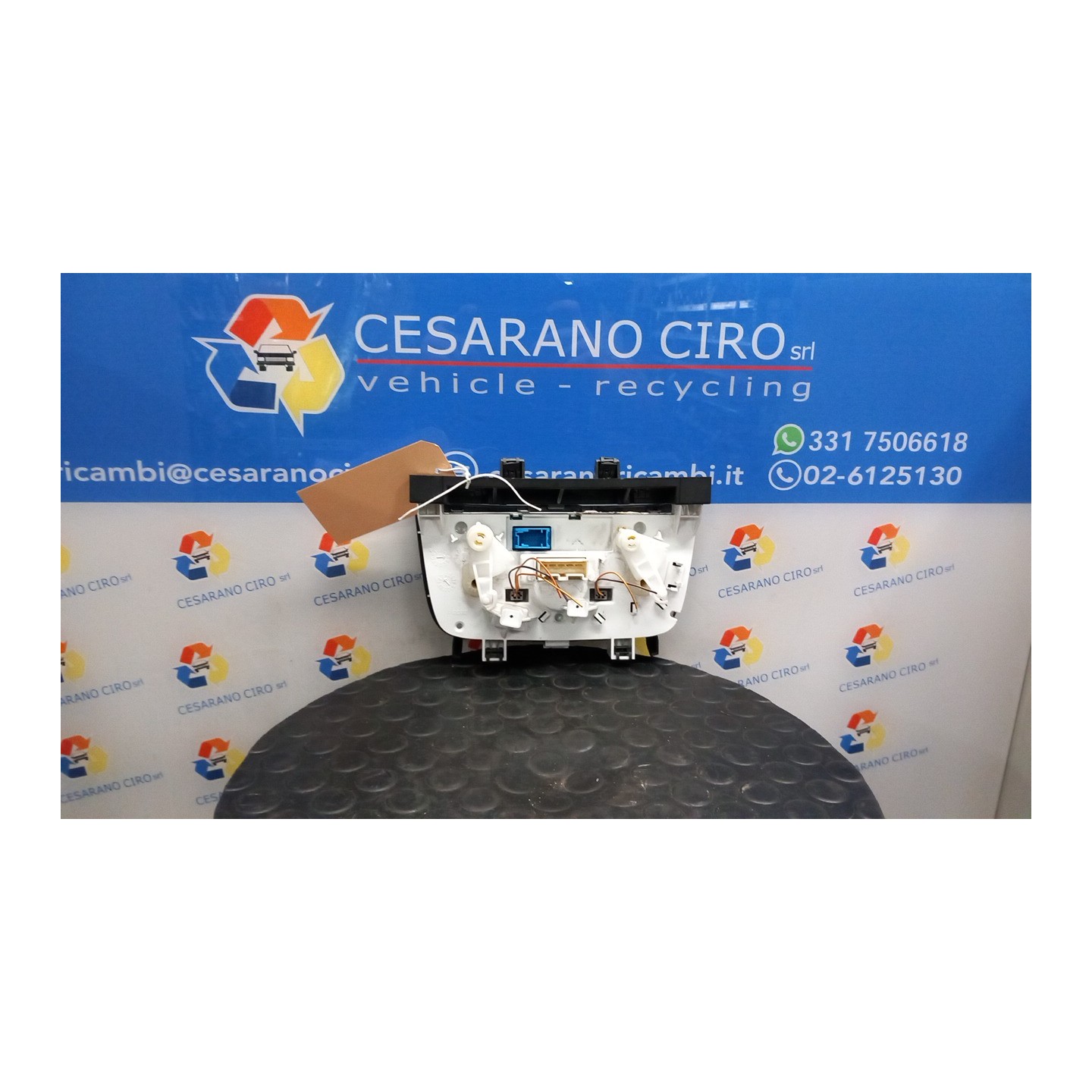BLOCCO COMANDO CLIMATIZZAZIONE S/A/C C/LUNOTTO TERMICO P/POP 001 FIAT PUNTO (6U) (01/13-) 169A4000 735548357