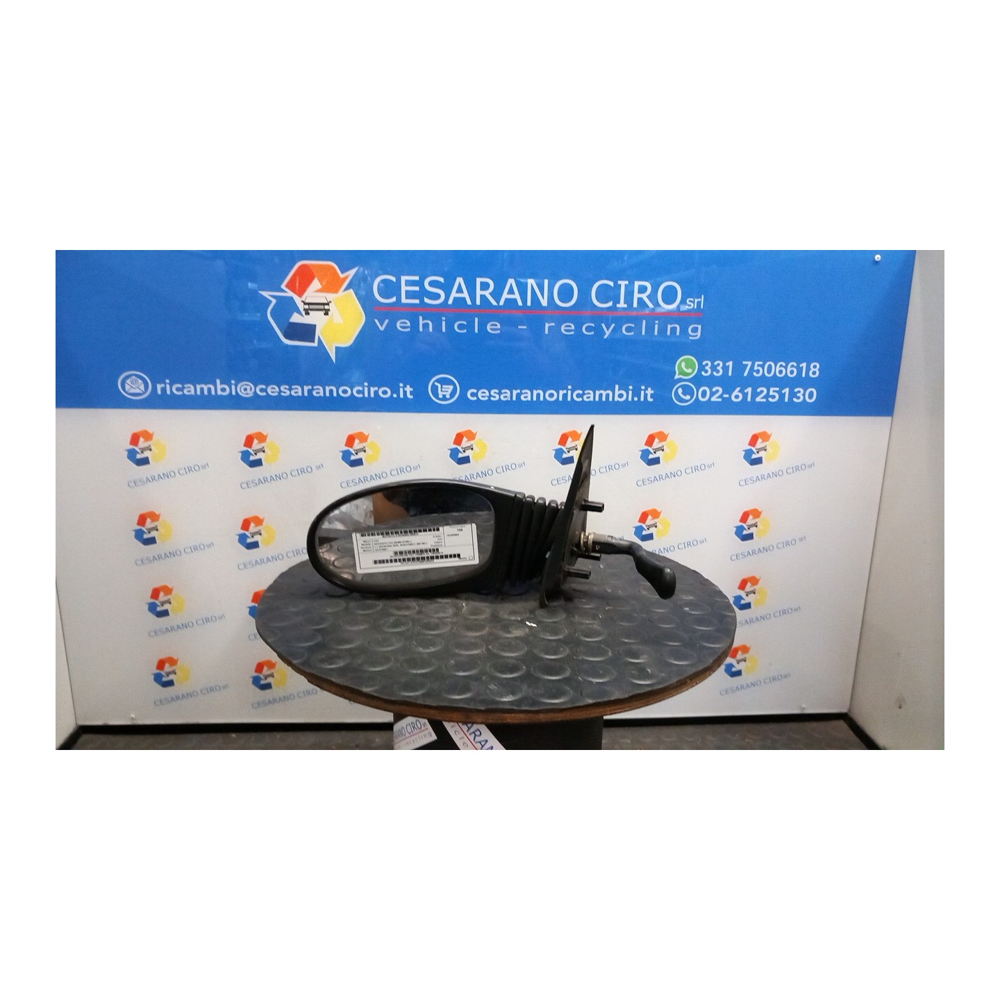 RETROVISORE EST. PRIMER SX. 012 FIAT SEICENTO (1E) (02/98-07/05) 187A1000 735250514