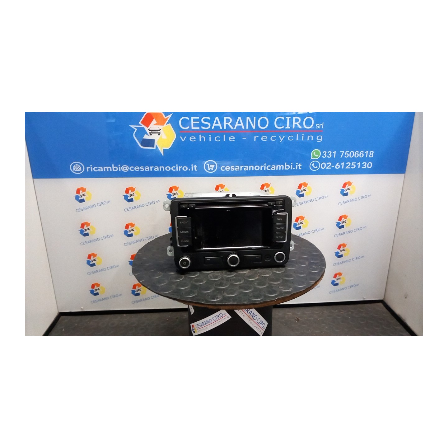 AUTORADIO 021 VOLKSWAGEN TOURAN (1T) (02/03-11/10) BMM 1K0057186JX