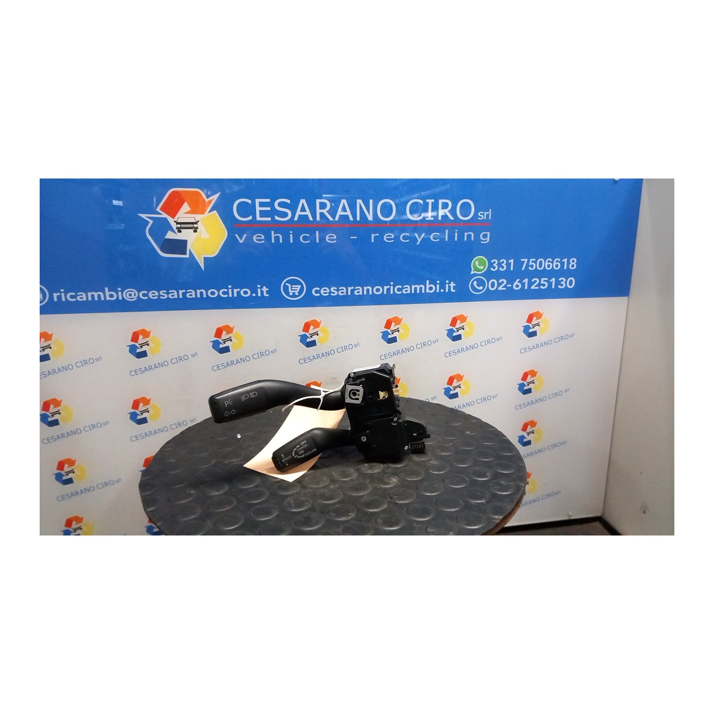 BLOCCO COMANDO VOLANTE LUCI C/REGOLATORE DI VELOCITA 009 AUDI A3 (8P) (04/03-06/10) CAX 8P0953513D9B9