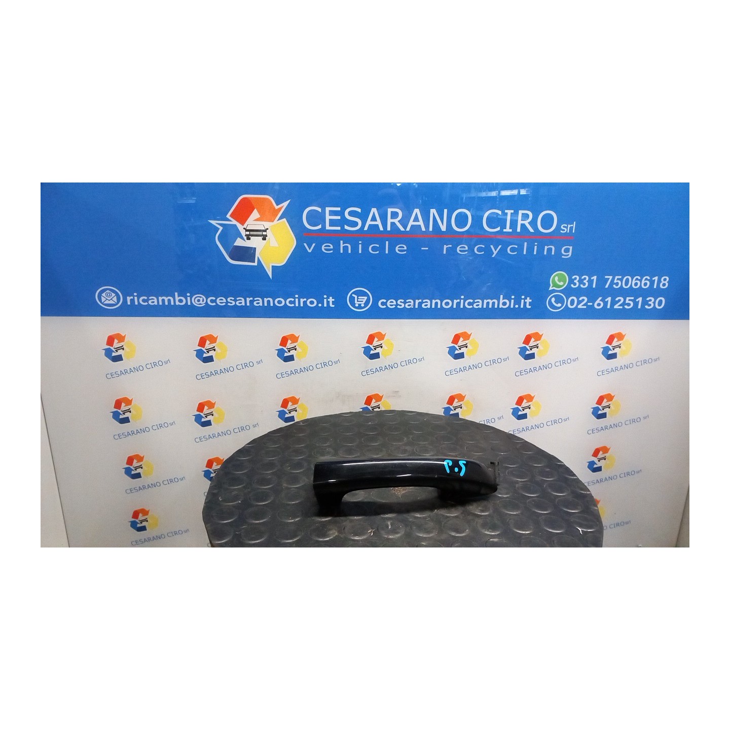 MANIGLIA PORTA POST. SX. 020 VOLKSWAGEN GOLF (5K/AJ) (09/08-) CAV 1K8837205FGRU