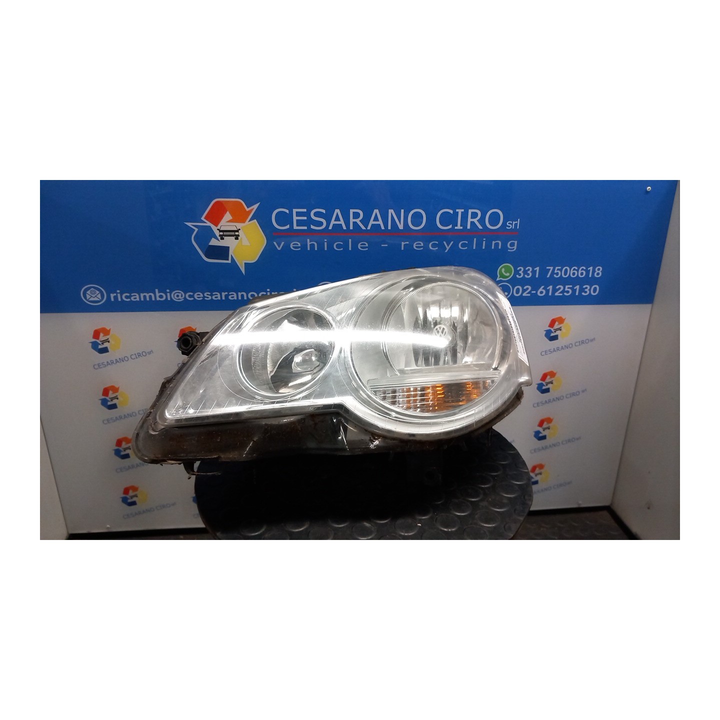 PROIETTORE VALEO SX. 088 VOLKSWAGEN POLO (9N) (04/05-) BZG 6Q1941007AT