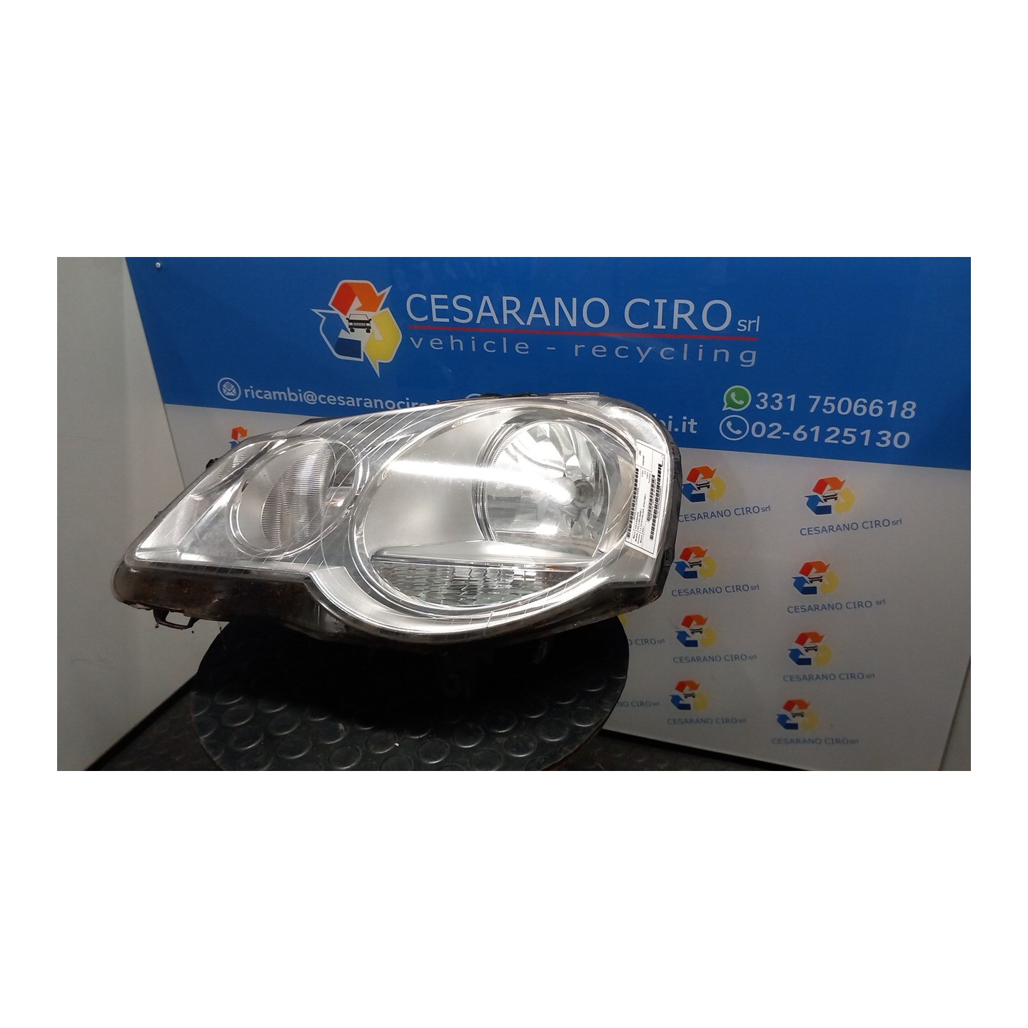 PROIETTORE VALEO SX. 088 VOLKSWAGEN POLO (9N) (04/05-) BZG 6Q1941007AT