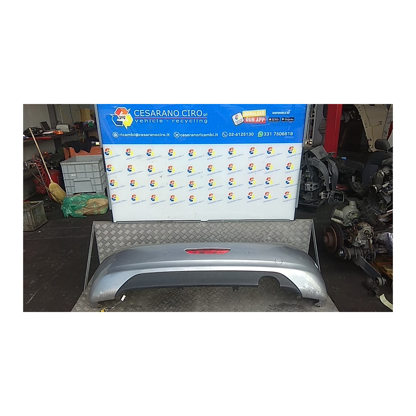 PARAURTI POST. 045 PEUGEOT 208 (04/15-06/20) HM05 1607254580