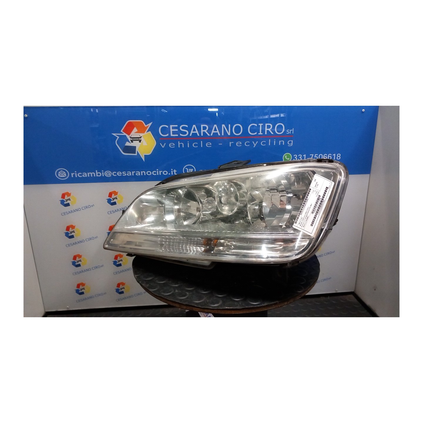 PROIETTORE SX. 004 FIAT IDEA (2S) (10/03-12/10) 188A9000 51747605