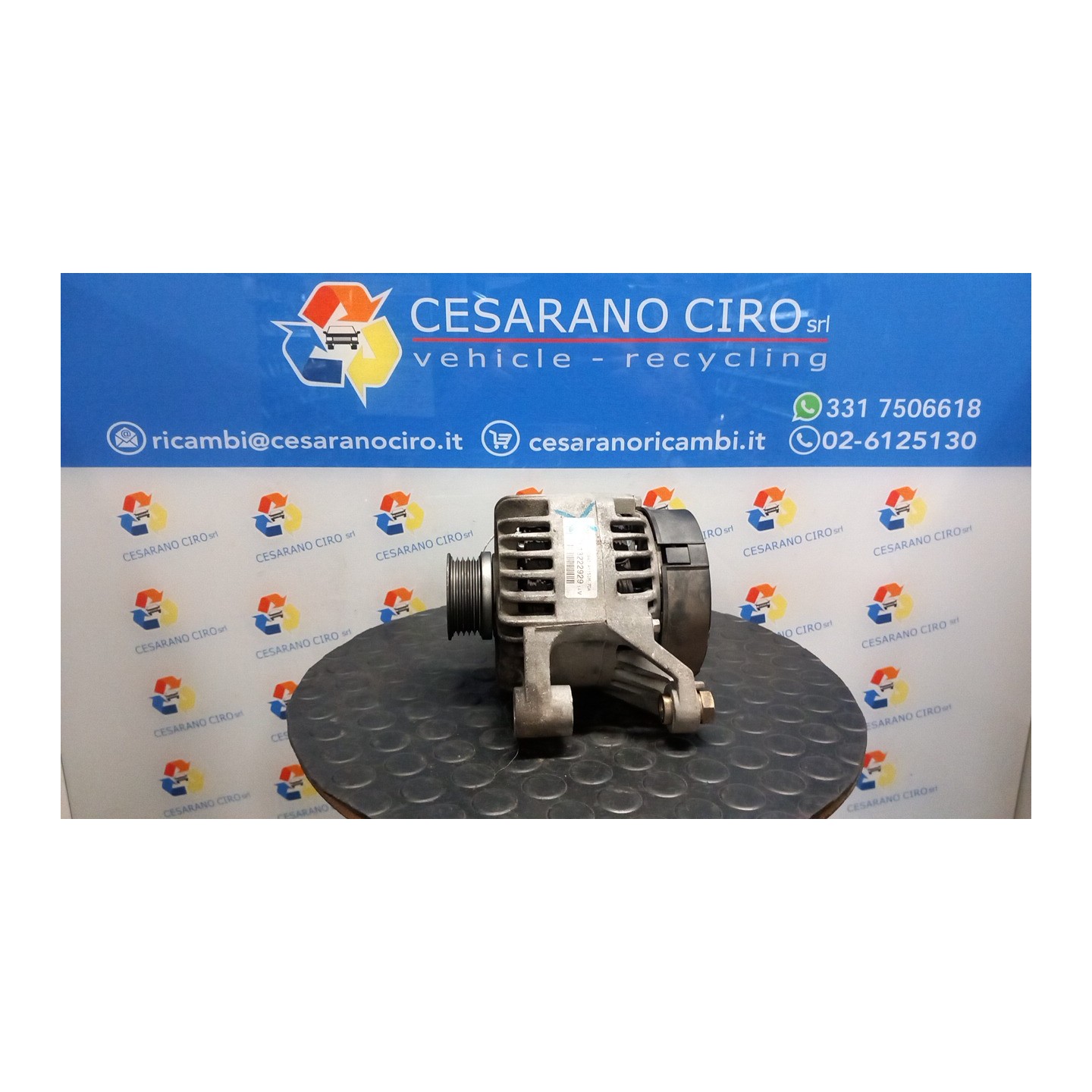 ALTERNATORE 100A 017 OPEL AGILA (H00) (08/03-01/08) Z12XEP 13256929