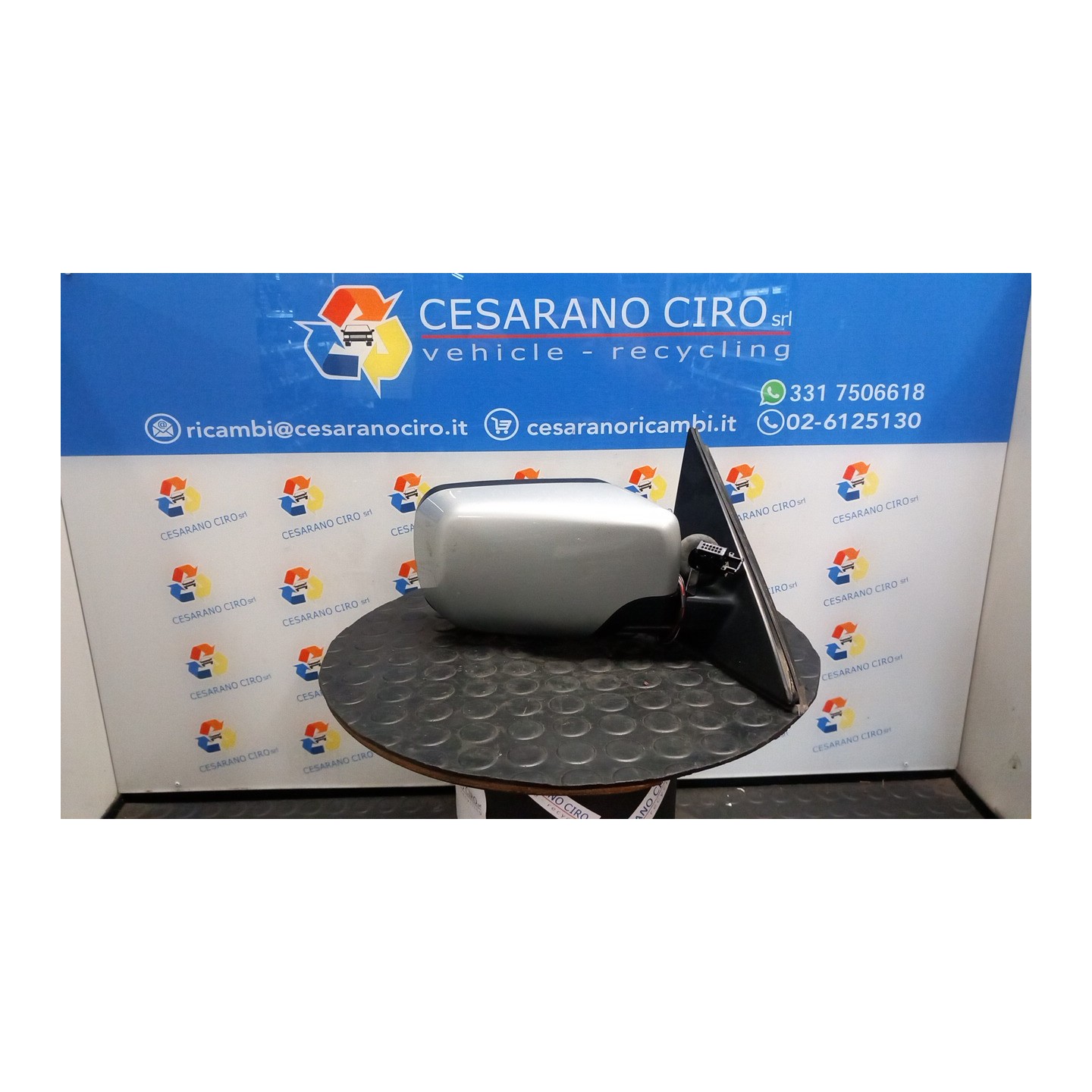 RETROVISORE EST. TERMICO REGOLAZ. ELETTR. DX. 047 BMW SERIE 5 (E39) (09/95-09/00) 306D1 51168184836