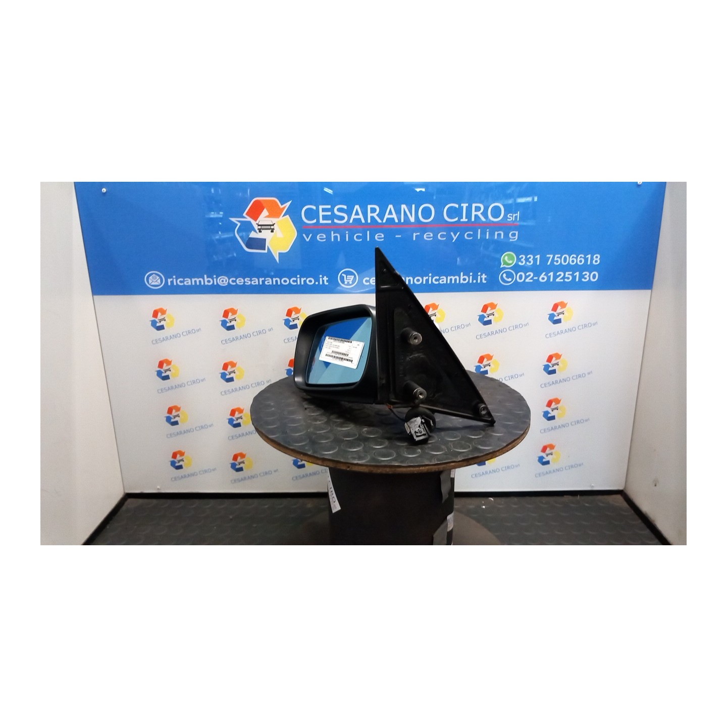RETROVISORE EST. TERMICO REGOLAZ. ELETTR. SX. 048 BMW SERIE 5 (E39) (09/95-09/00) 306D1 51168184833