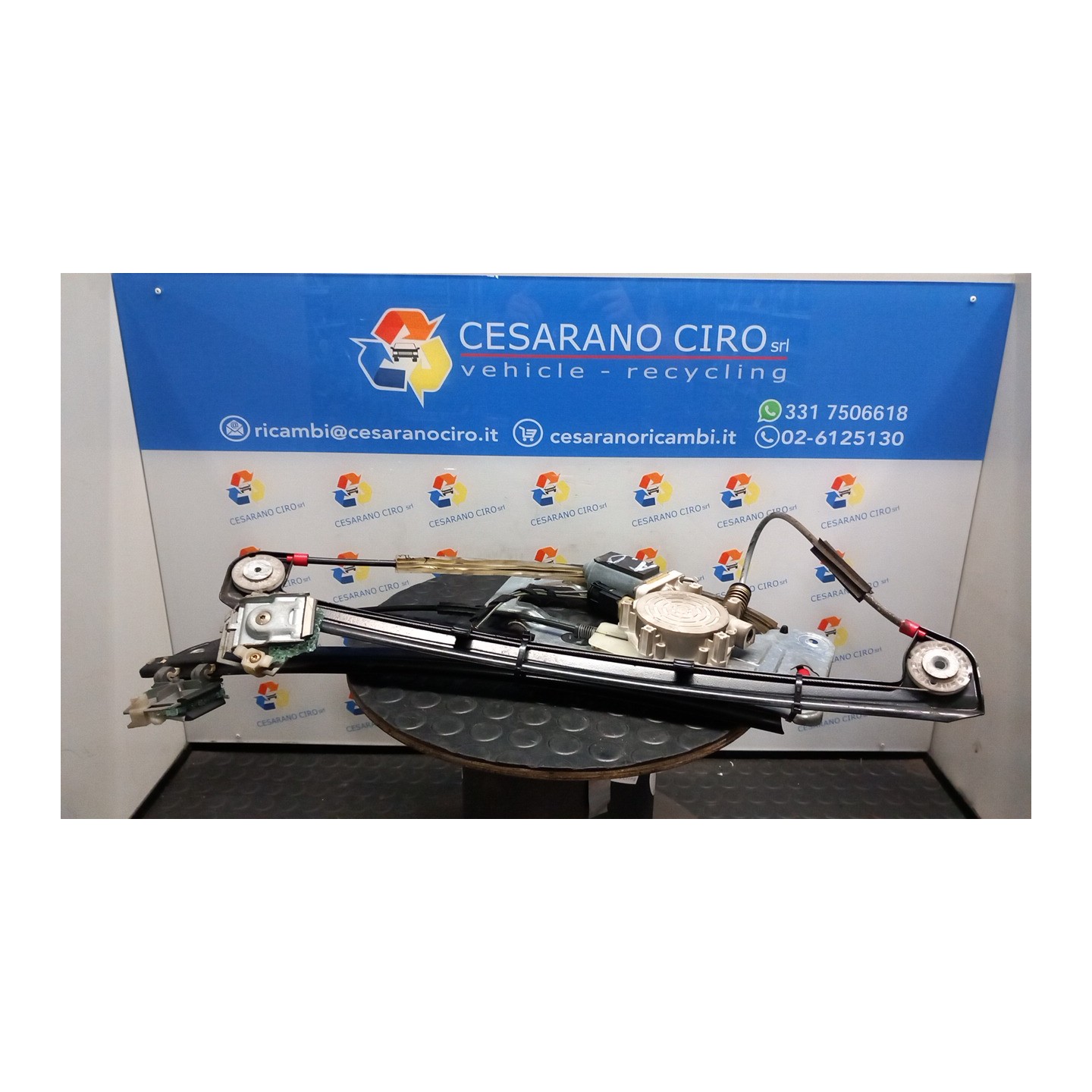 ALZACRISTALLO ELETTR. PORTA ANT. DX. 055 BMW SERIE 5 (E39) (09/95-09/00) 306D1 51338252394