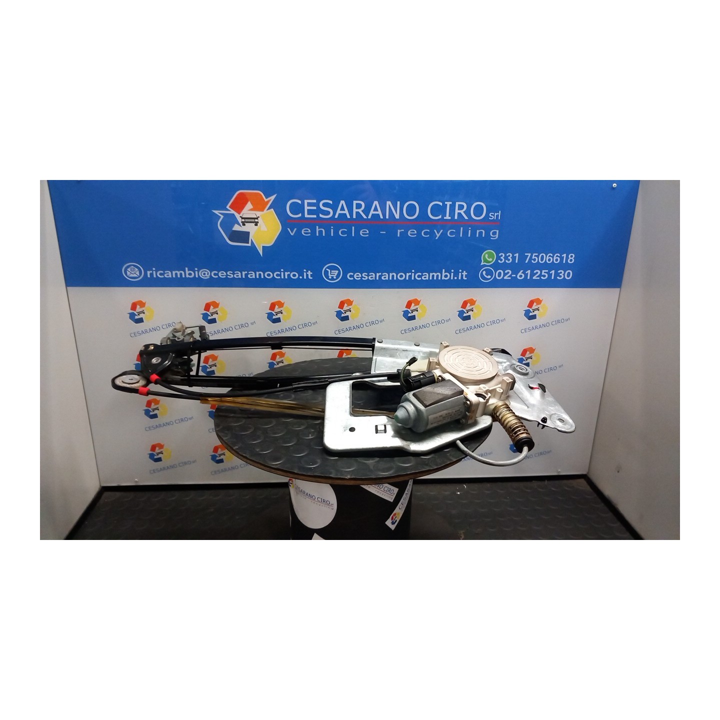 ALZACRISTALLO ELETTR. PORTA ANT. SX. 056 BMW SERIE 5 (E39) (09/95-09/00) 306D1 51338252393