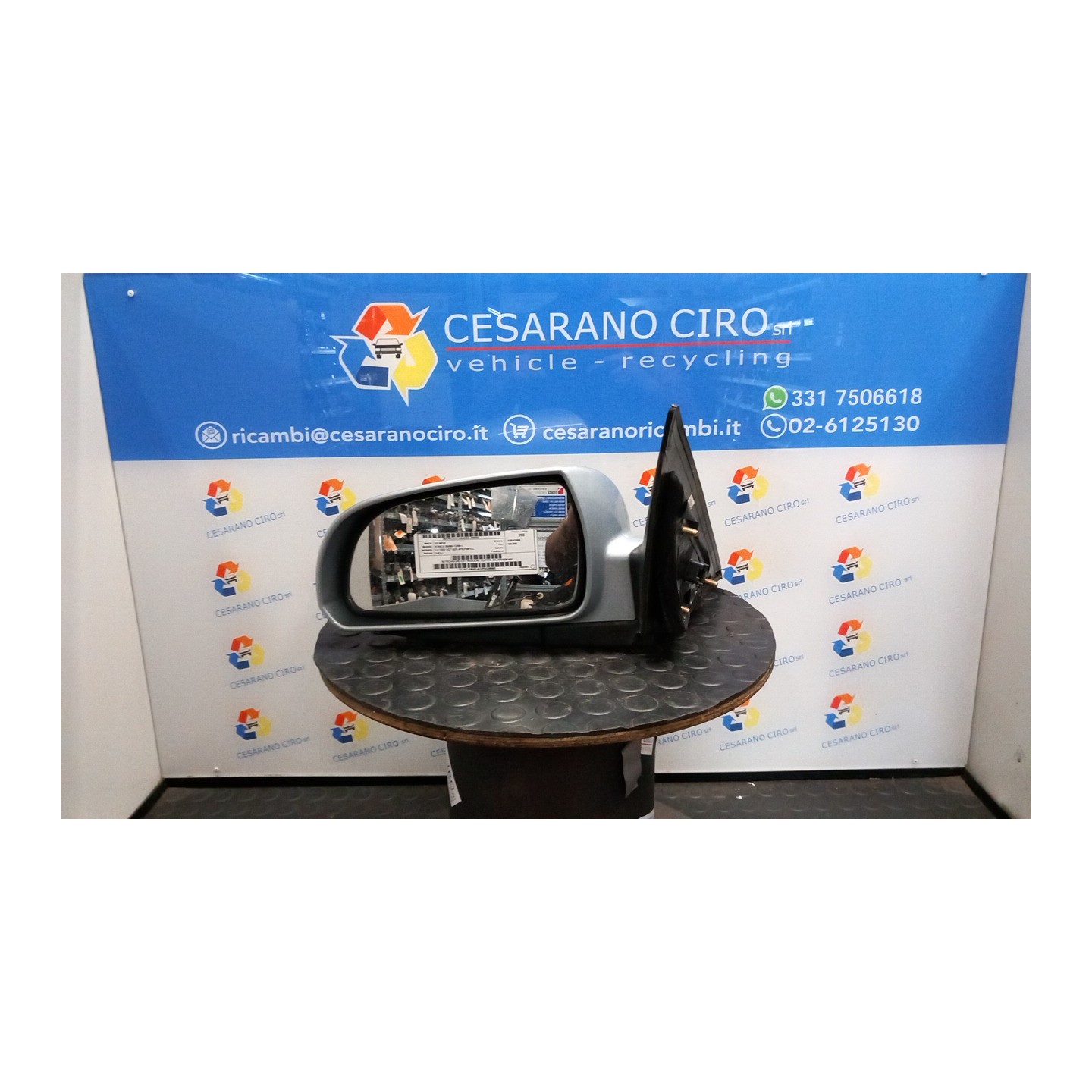 RETROVISORE EST. REGOLAZ. ELETTR. SX. 092 HYUNDAI SONICA (05/06-12/09) D4EA 876103K410
