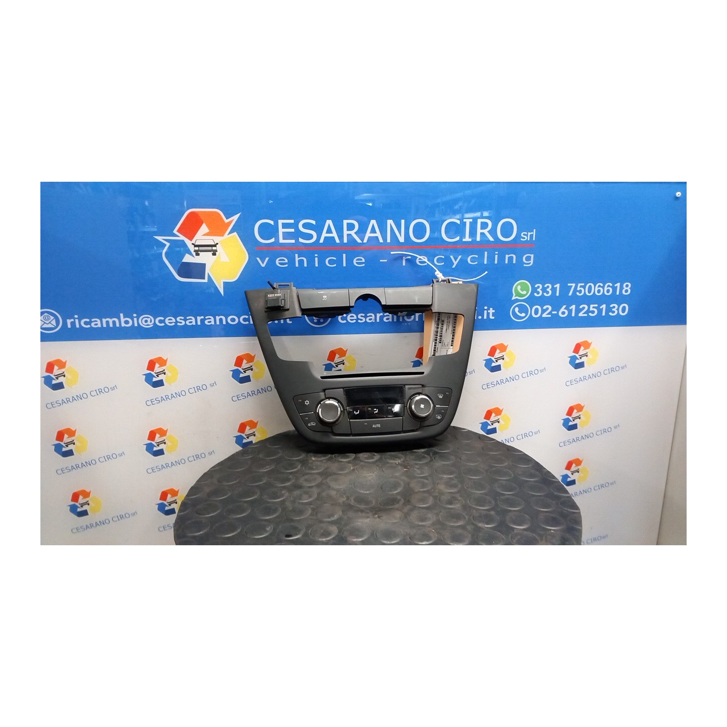 BLOCCO COMANDO CLIMATIZZAZIONE JET BLACK 123 OPEL INSIGNIA (G09) (12/08-10/13) A20DTH 13292732