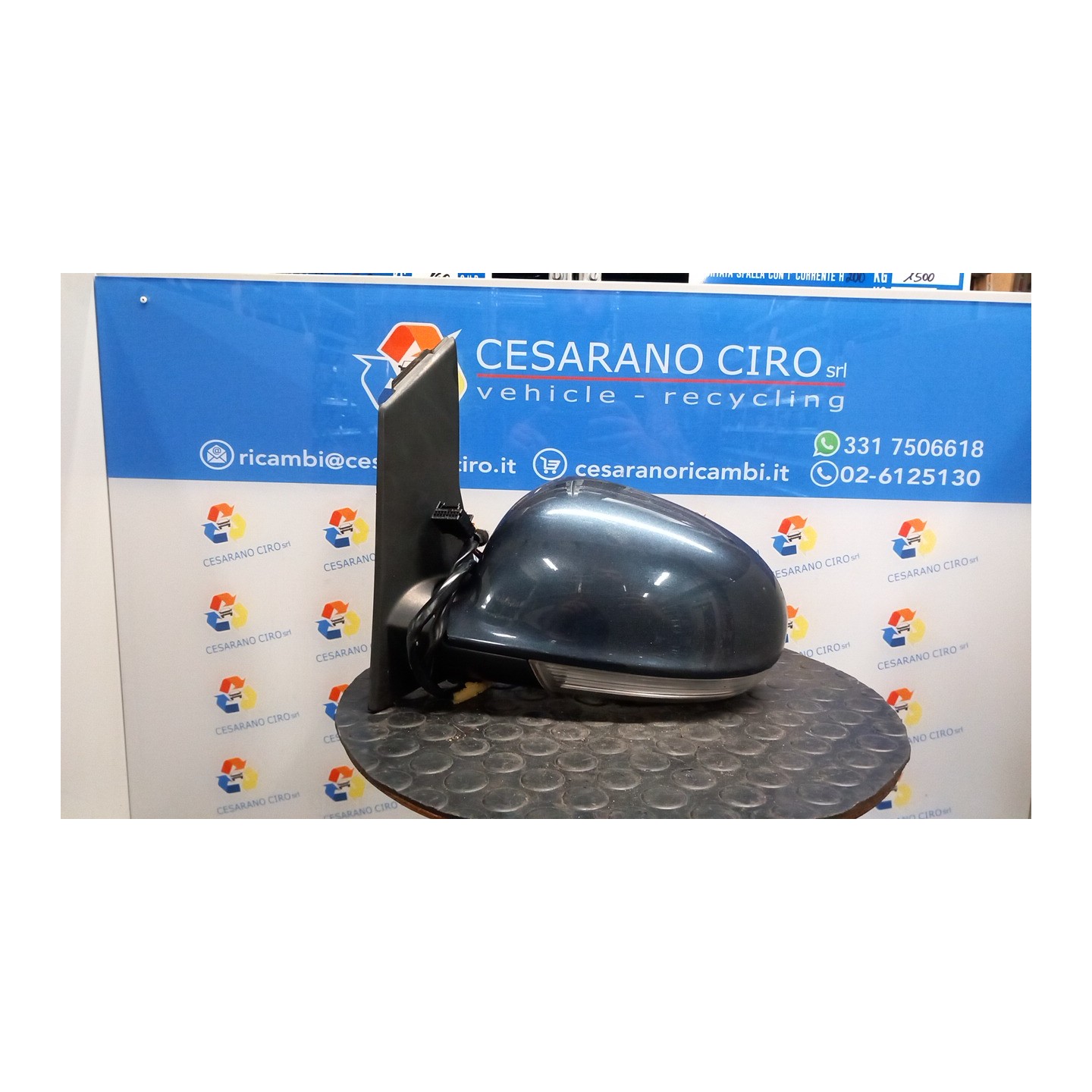 RETROVISORE EST. REGOLAZ. ELETTR. SX. 130 VOLKSWAGEN GOLF PLUS (5M) (01/05-04/09) BSE 5M1857507AS9B9