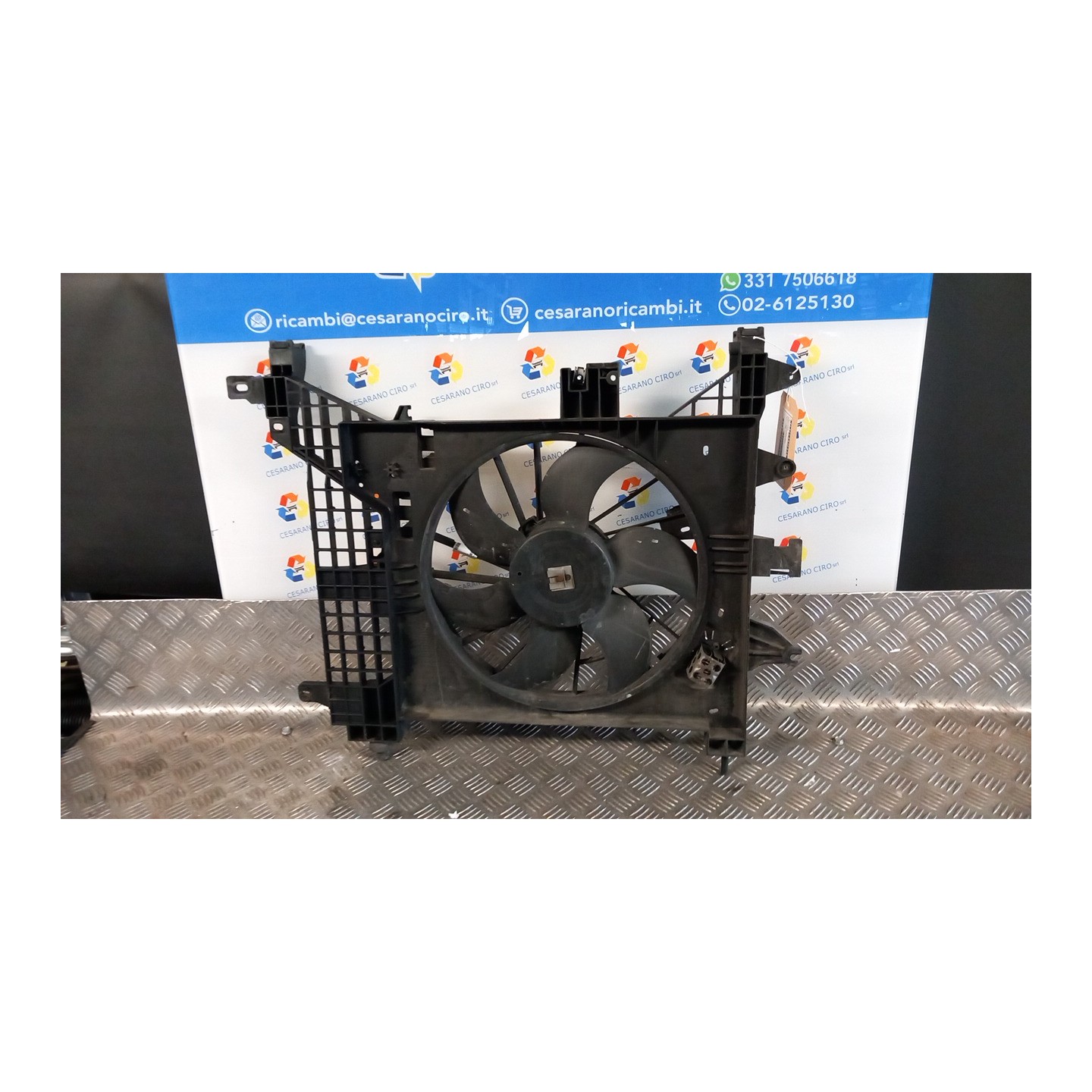 ELETTROVENTOLA CON SUPPORTO 173 DACIA DUSTER (03/10-12/13) K4MA6 8200880555