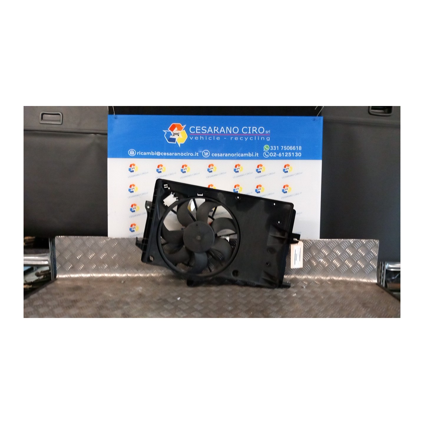 ELETTROVENTOLA P/A/C 196 OPEL MERIVA (X03) (03/03-12/10) Z16XEP 13128929