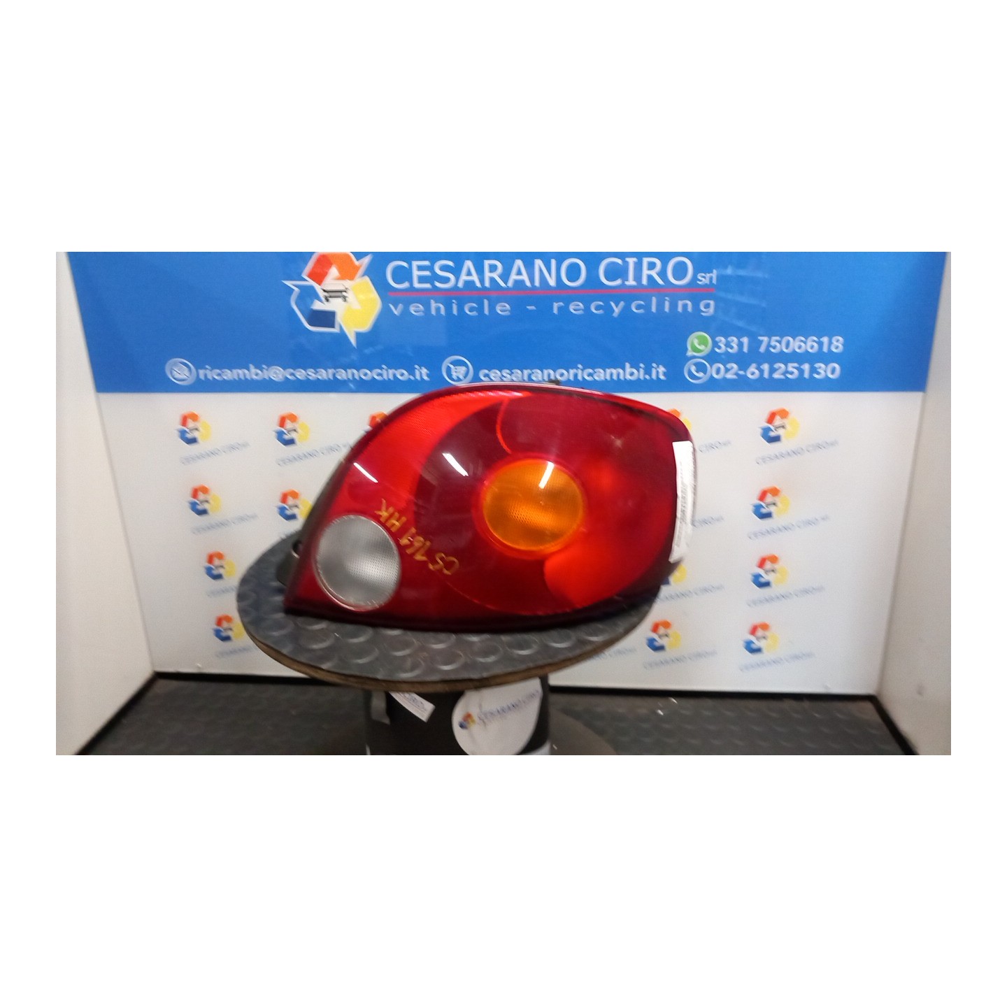 FANALE POST. DX. 049 CHEVROLET (DAEWOO) MATIZ (M100) (12/00-02/06) F8CV 96563515