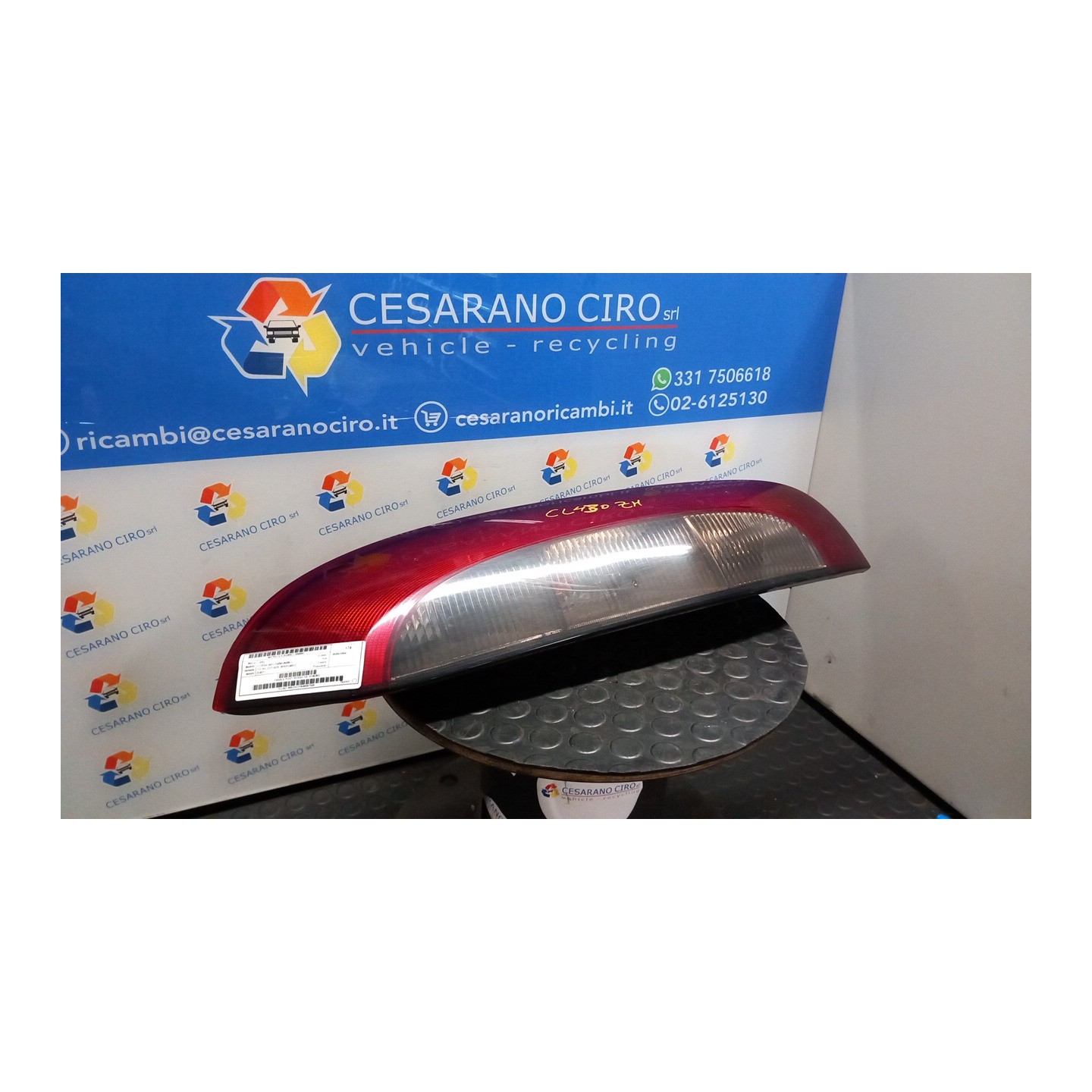 FANALE POST. ROSSO SX. 069 OPEL CORSA (X01) (10/00-06/06) Z13DT 9196363