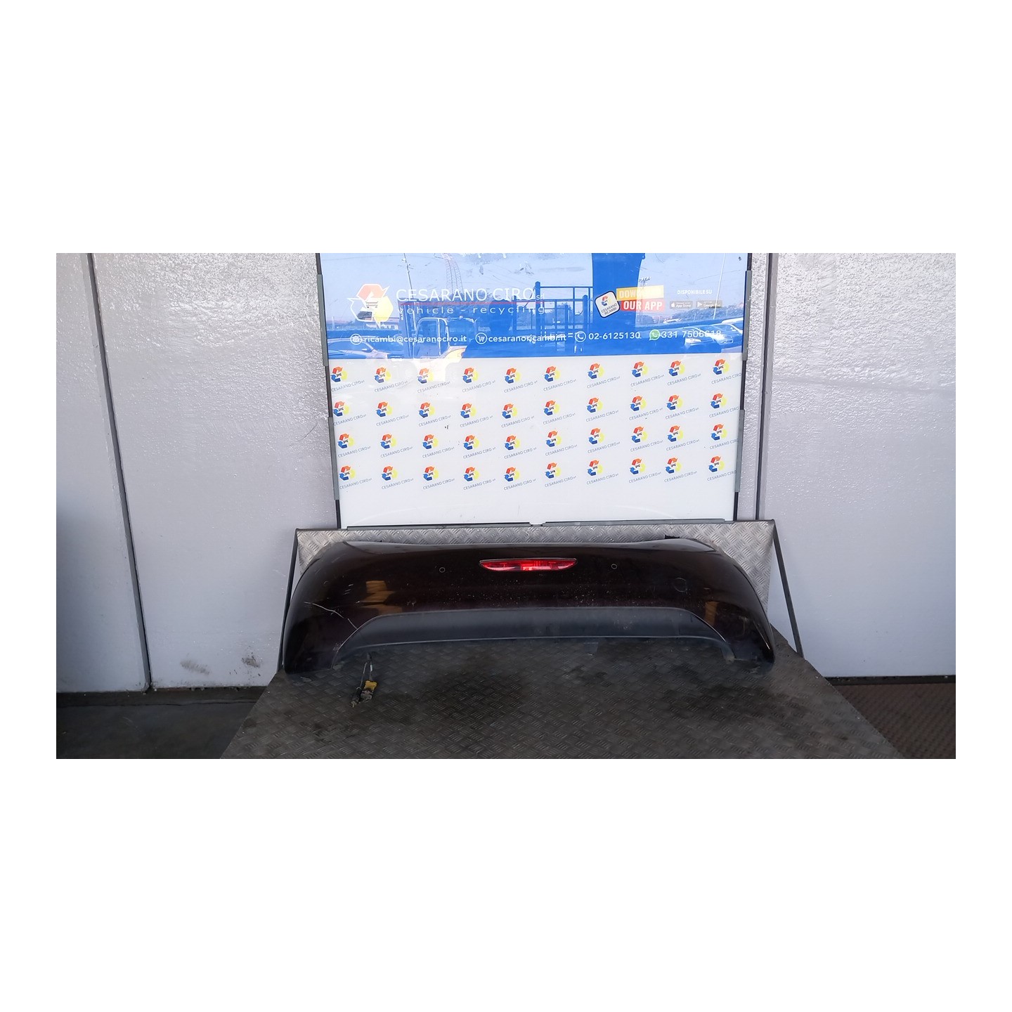 PARAURTI POST. 014 PEUGEOT 208 (01/12-11/15) 9H05 1607254580