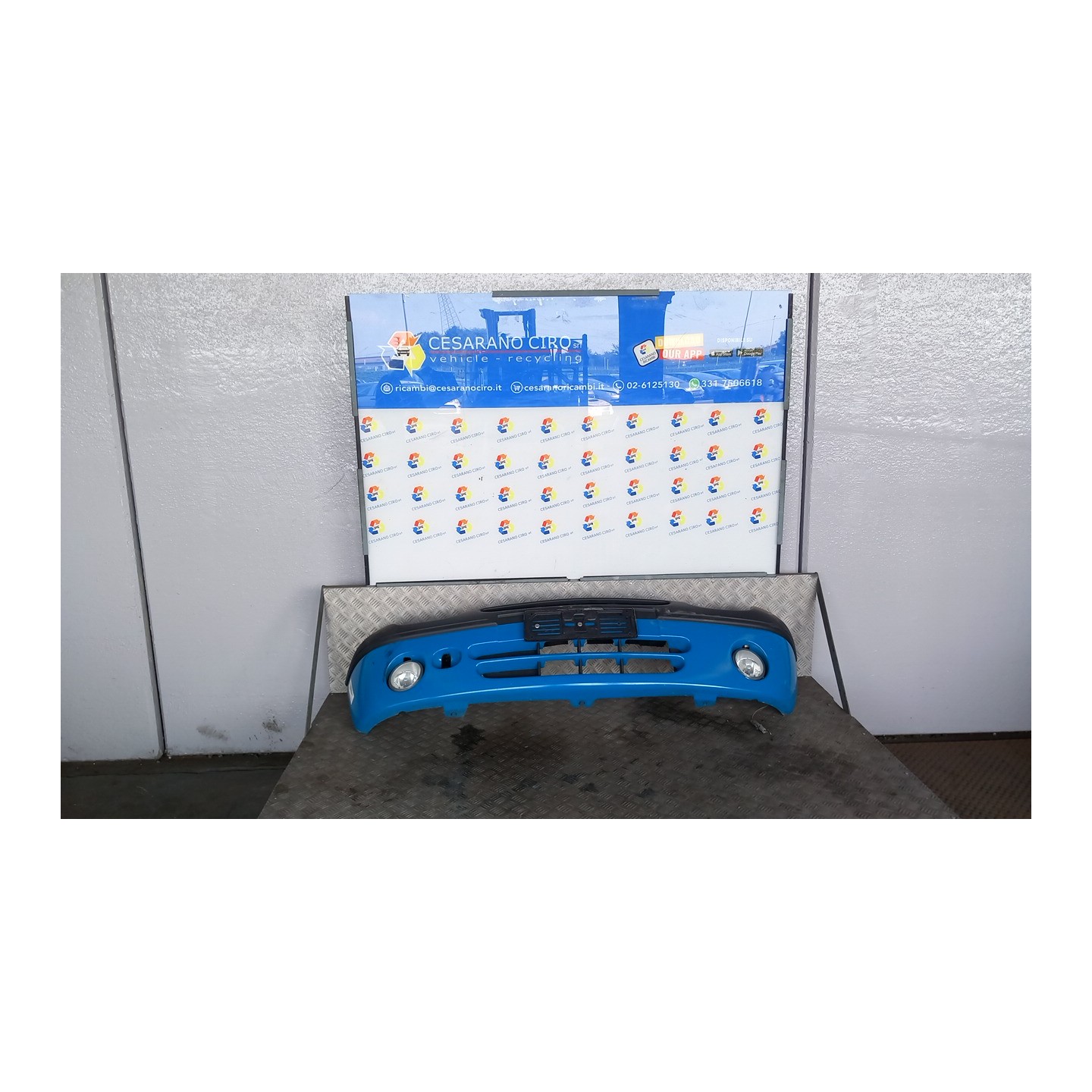 PARAURTI ANT. PRIMER C/FENDINEBBIA 083 RENAULT TWINGO 1A SERIE (08/98-09/07) D7FF7 7701473051
