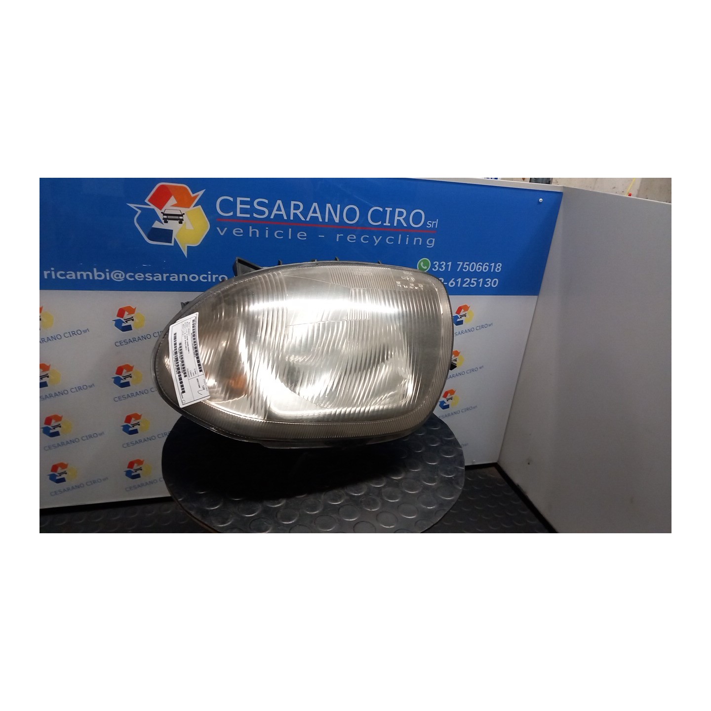 PROIETTORE SX. 016 RENAULT CLIO 1A SERIE (04/96-03/98) D7FA7 7701042150