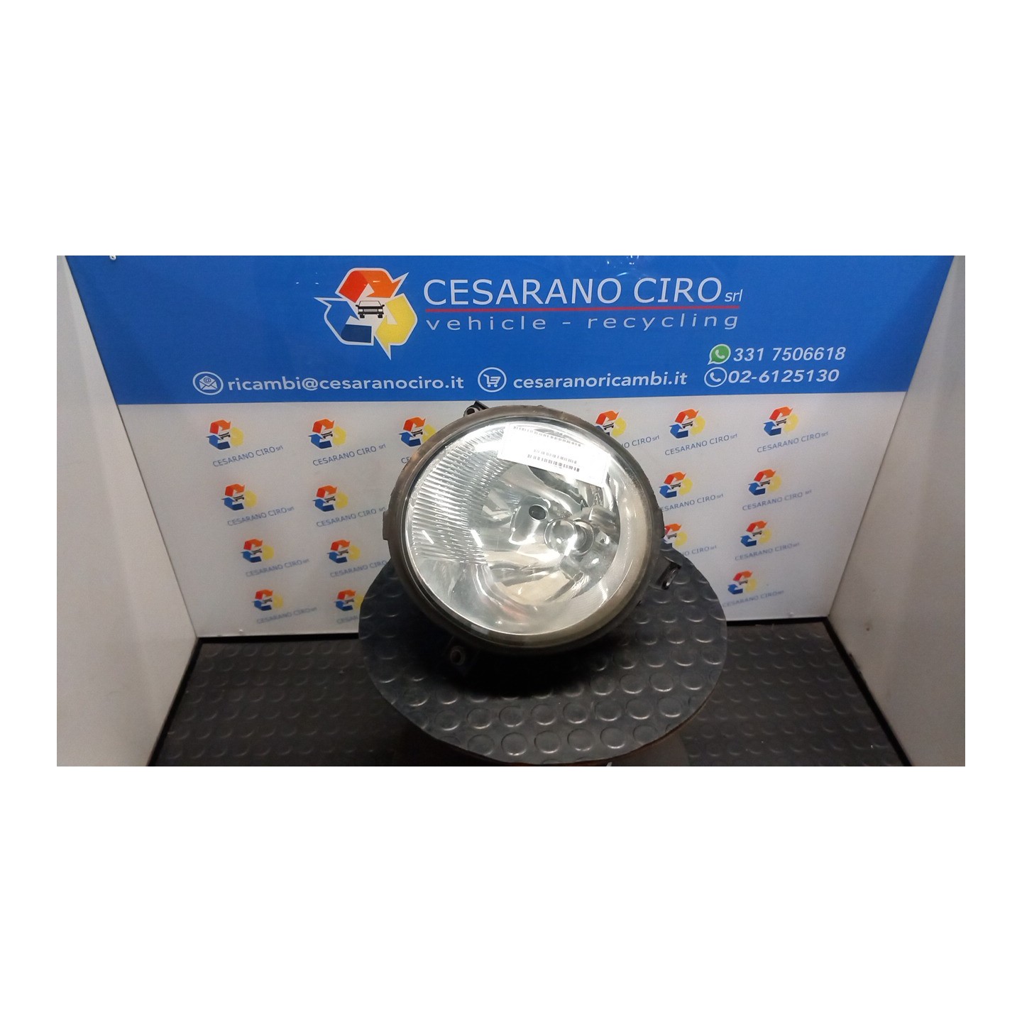 PROIETTORE CON REGOLATORE ALTEZZA DX. 025 VOLKSWAGEN LUPO (6X) (09/98-05/05) AUA 6X1941752J