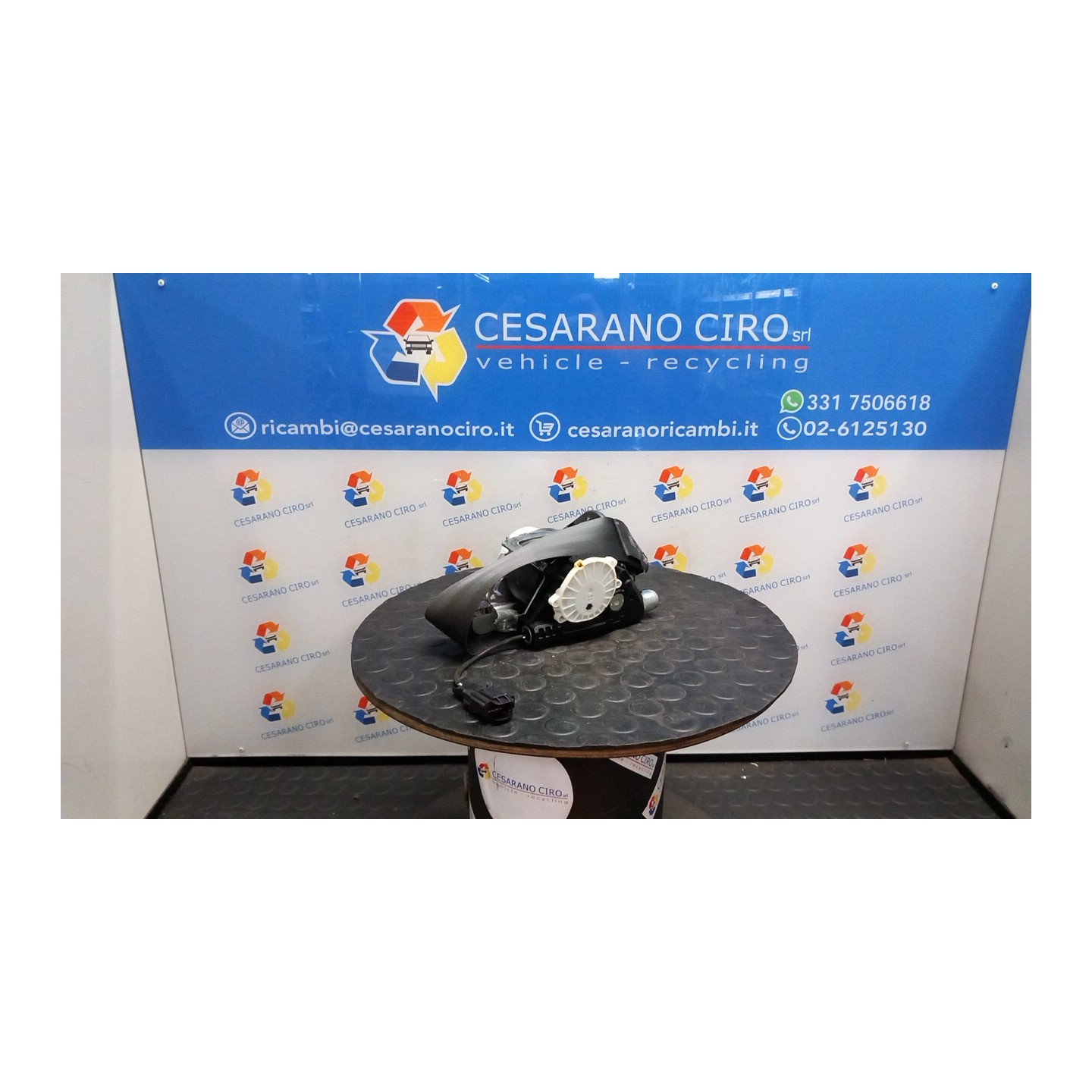 CINTURA DI SICUREZZA ANT. DX. 053 RENAULT CLIO 3A SERIE (07/05-05/09) D4FD7 8200751509