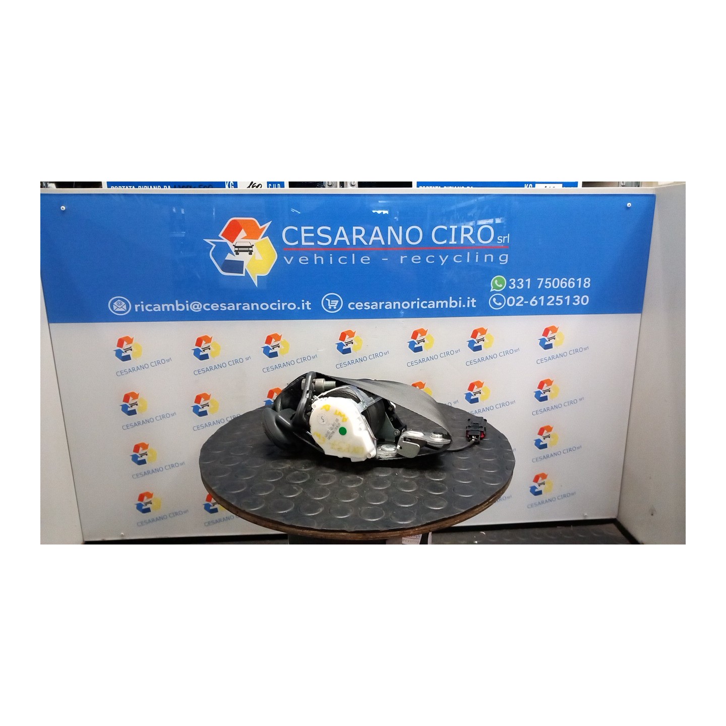 CINTURA DI SICUREZZA ANT. DX. 053 RENAULT CLIO 3A SERIE (07/05-05/09) D4FD7 8200751509