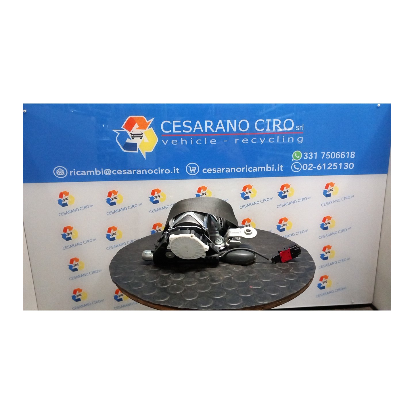 CINTURA DI SICUREZZA ANT. SX. 054 RENAULT CLIO 3A SERIE (07/05-05/09) D4FD7 8200683964