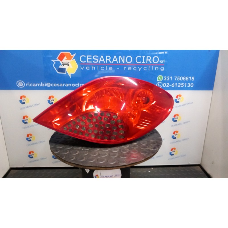 FANALE POST. DX. 109 PEUGEOT 207 (04/06-06/09) 5FW 6351Y7