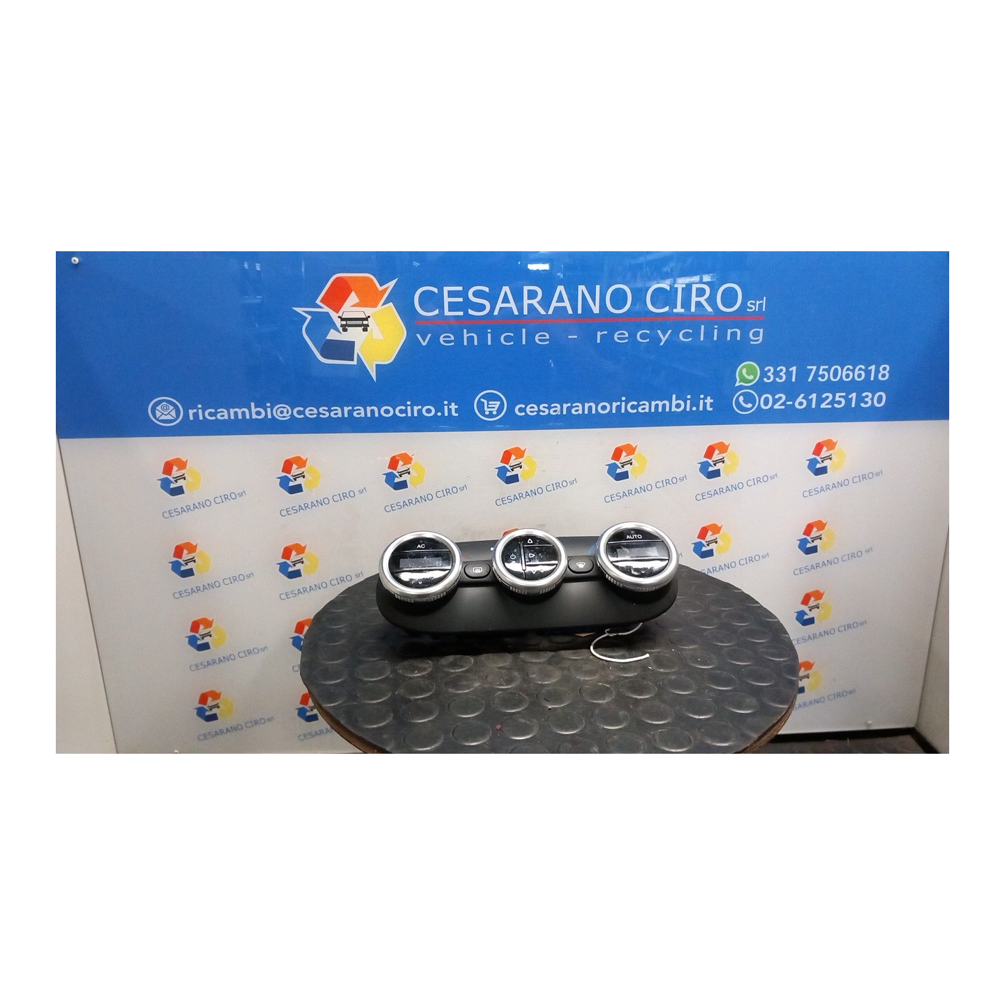 BLOCCO COMANDO CLIMATIZZAZIONE CLIMA1 122 ALFA ROMEO GIULIETTA (X7) (03/10-10/13) 940A3000 156100041