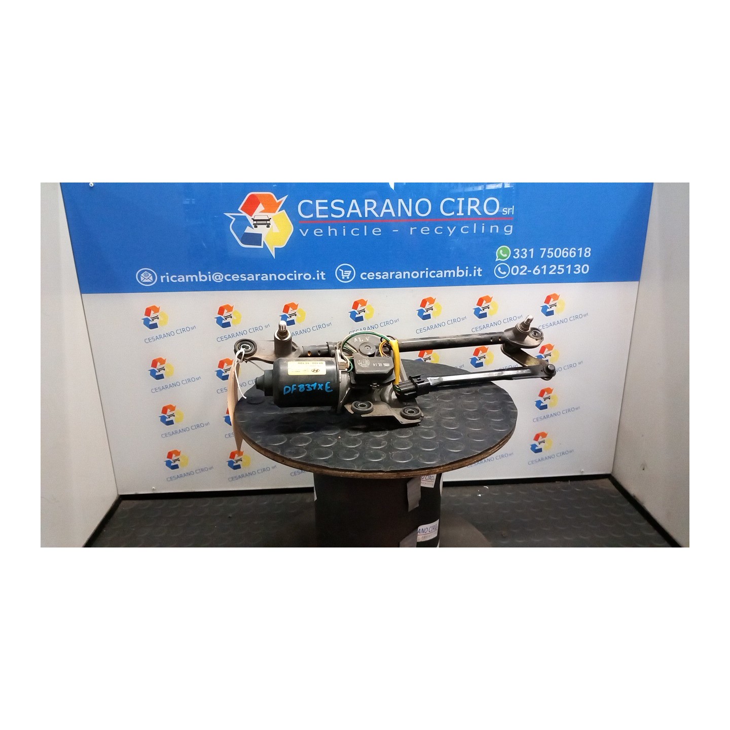 MECCANISMO TERGIPARABREZZA 129 HYUNDAI GETZ (07/02-12/09) D4FA 981201C001
