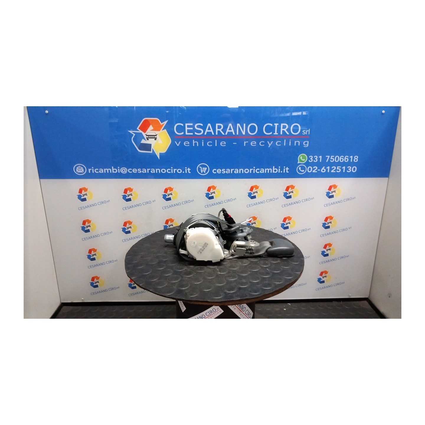 CINTURA DI SICUREZZA ANT. SX. 130 RENAULT CLIO 3A SERIE (05/09-) D4FD7 8200838227