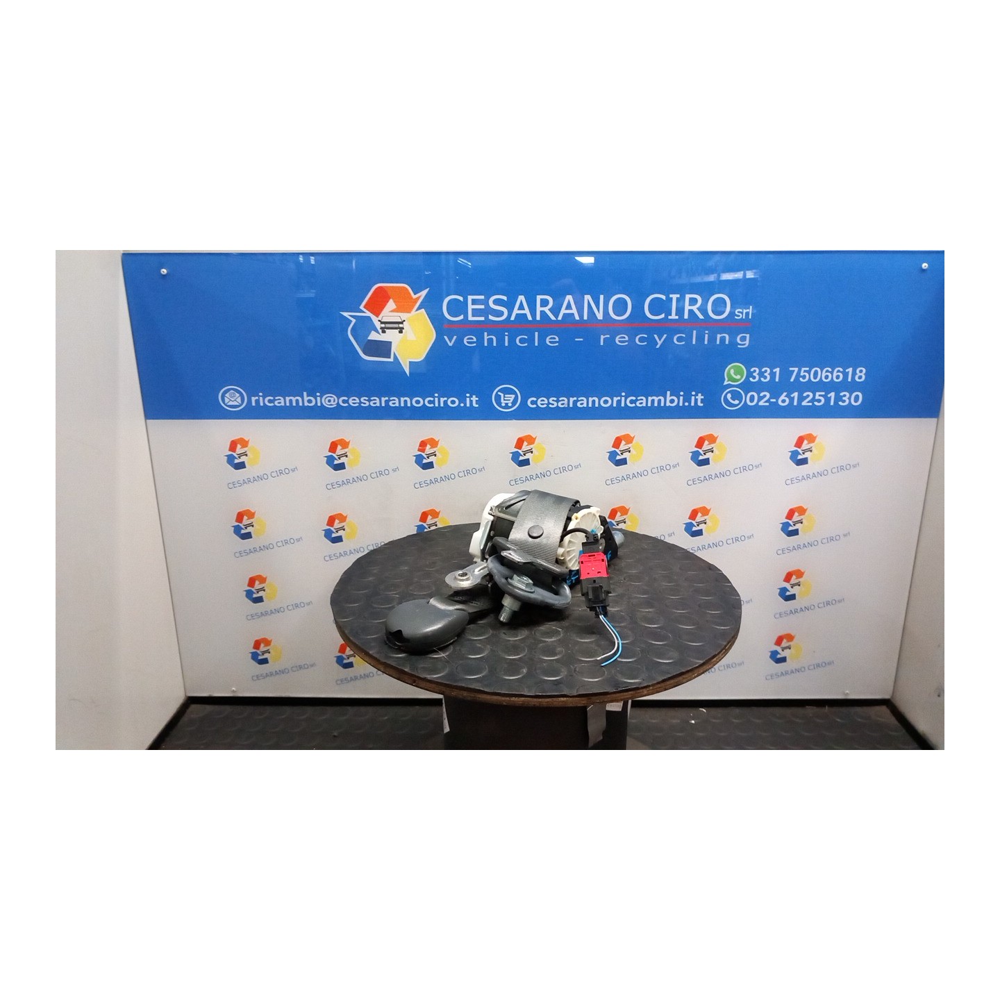 CINTURA DI SICUREZZA ANT. SX. 130 RENAULT CLIO 3A SERIE (05/09-) D4FD7 8200838227